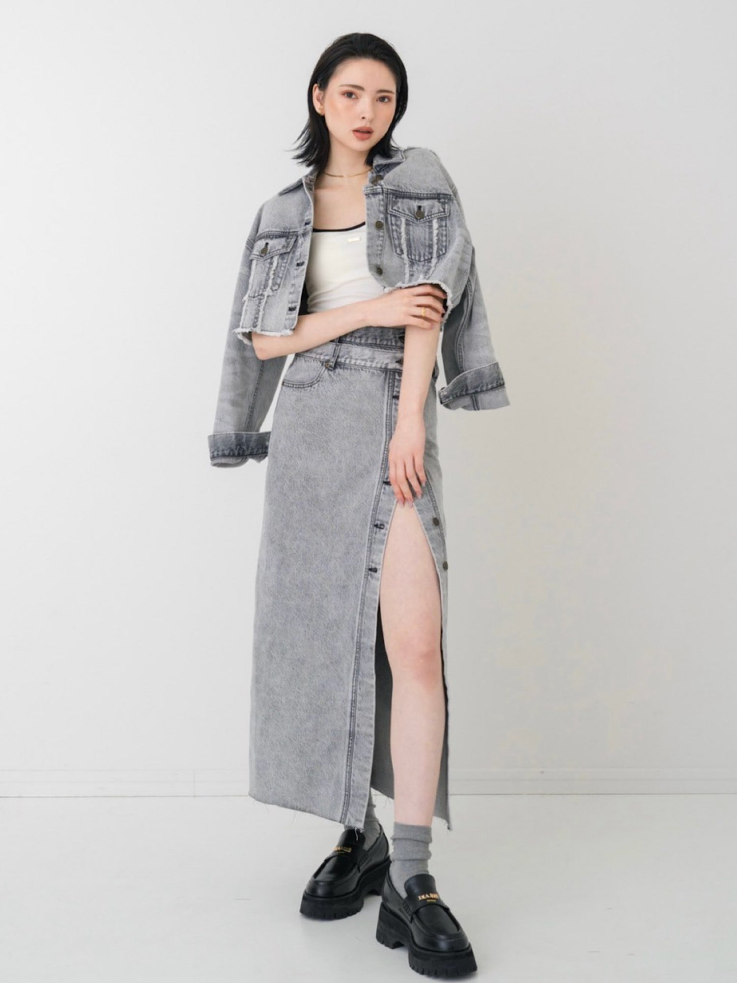 Fringe denim jacket | DIANTÉ (ディアンテ)公式通販サイト