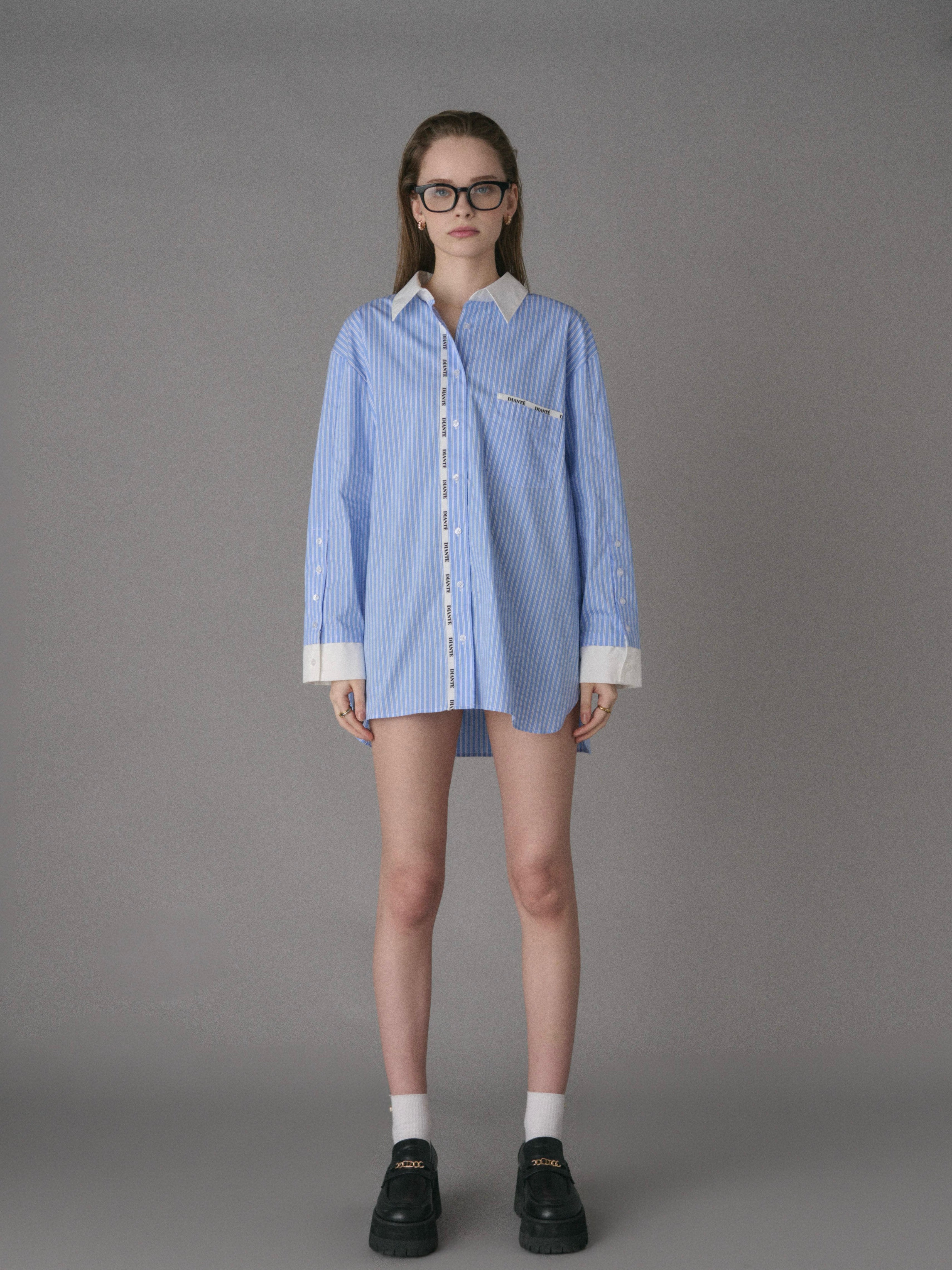 Logo tape loose shirts | DIANTÉ (ディアンテ)公式通販サイト