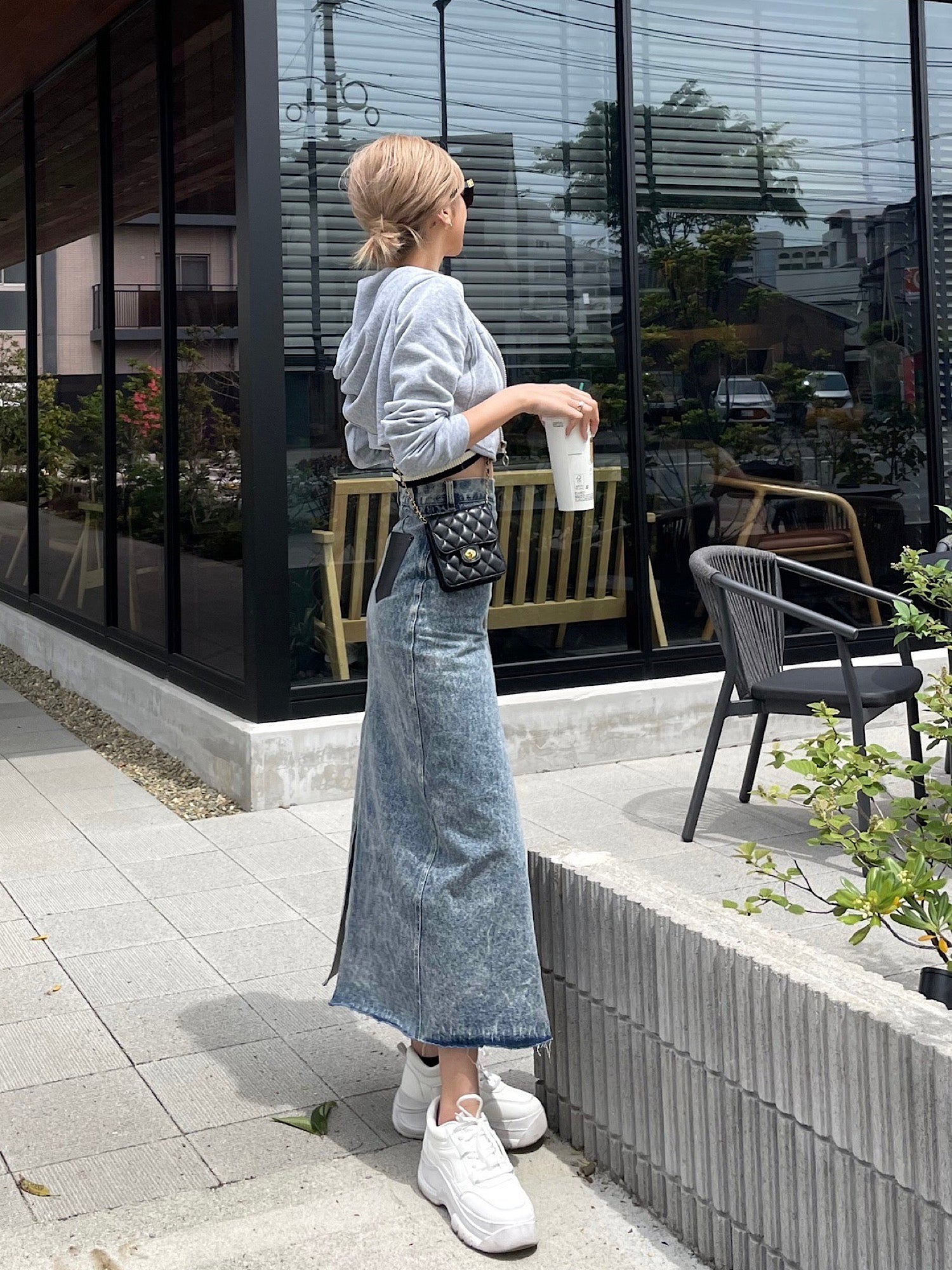 Roll slit denim skirt | DIANTÉ (ディアンテ)公式通販サイト