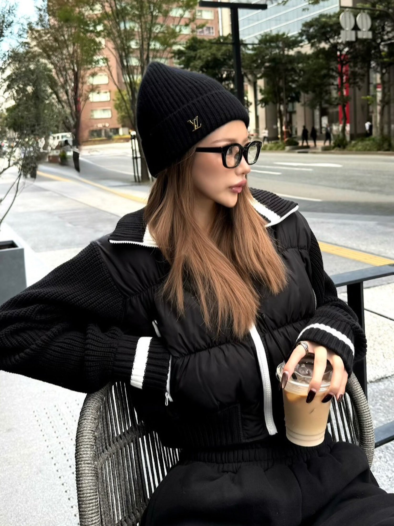 【予約】Logo frame sunglasses(12月上旬〜中旬発送予定)