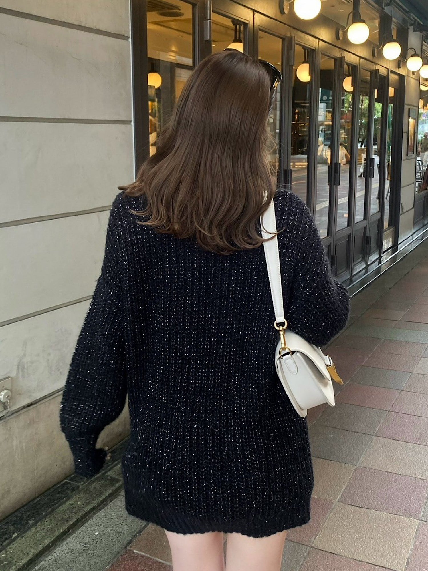 Bulky rib knit tunic