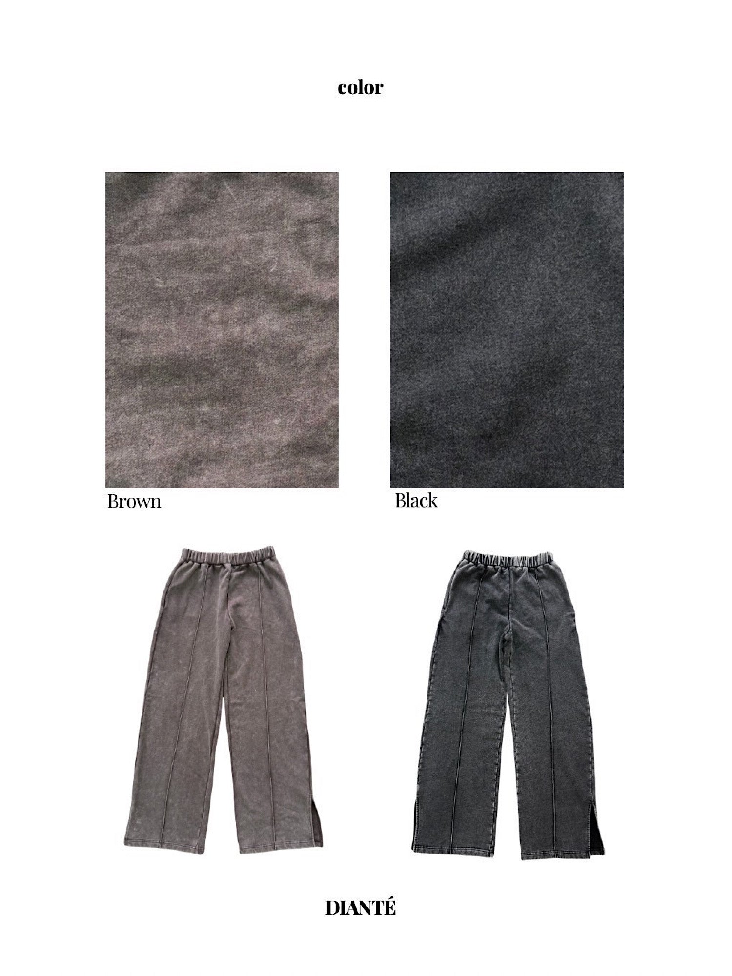 Overdye loose sweat pants