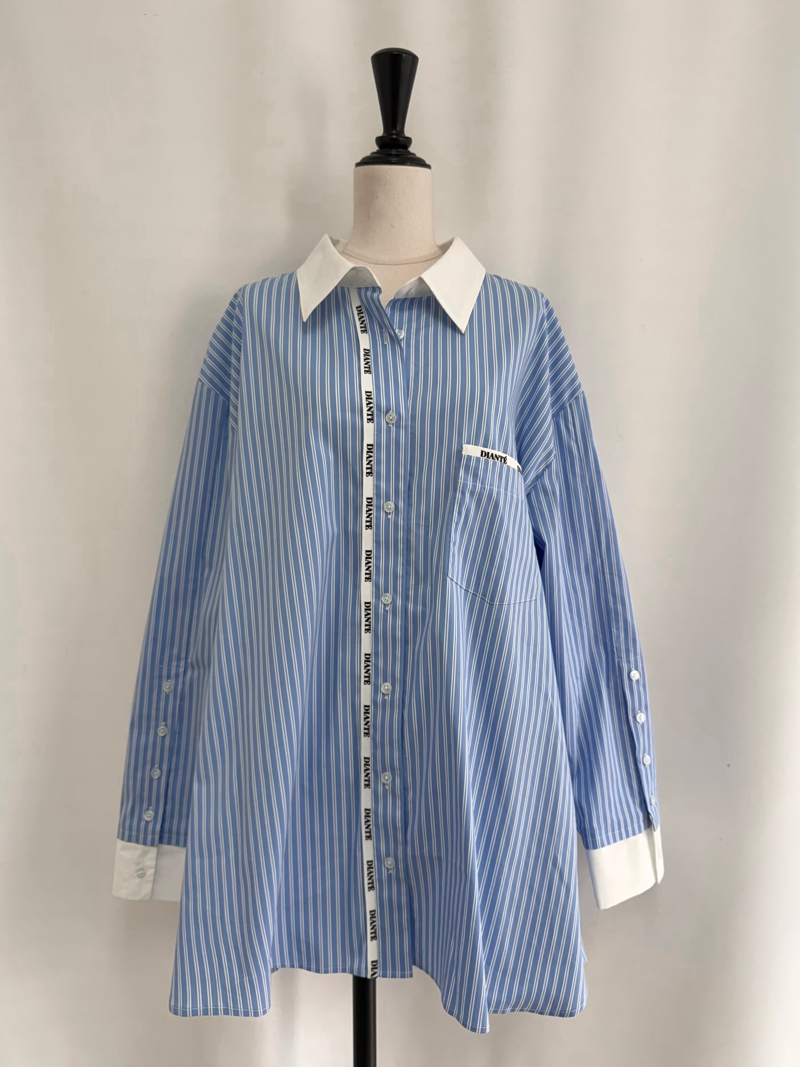 Logo tape loose shirts | DIANTÉ (ディアンテ)公式通販サイト