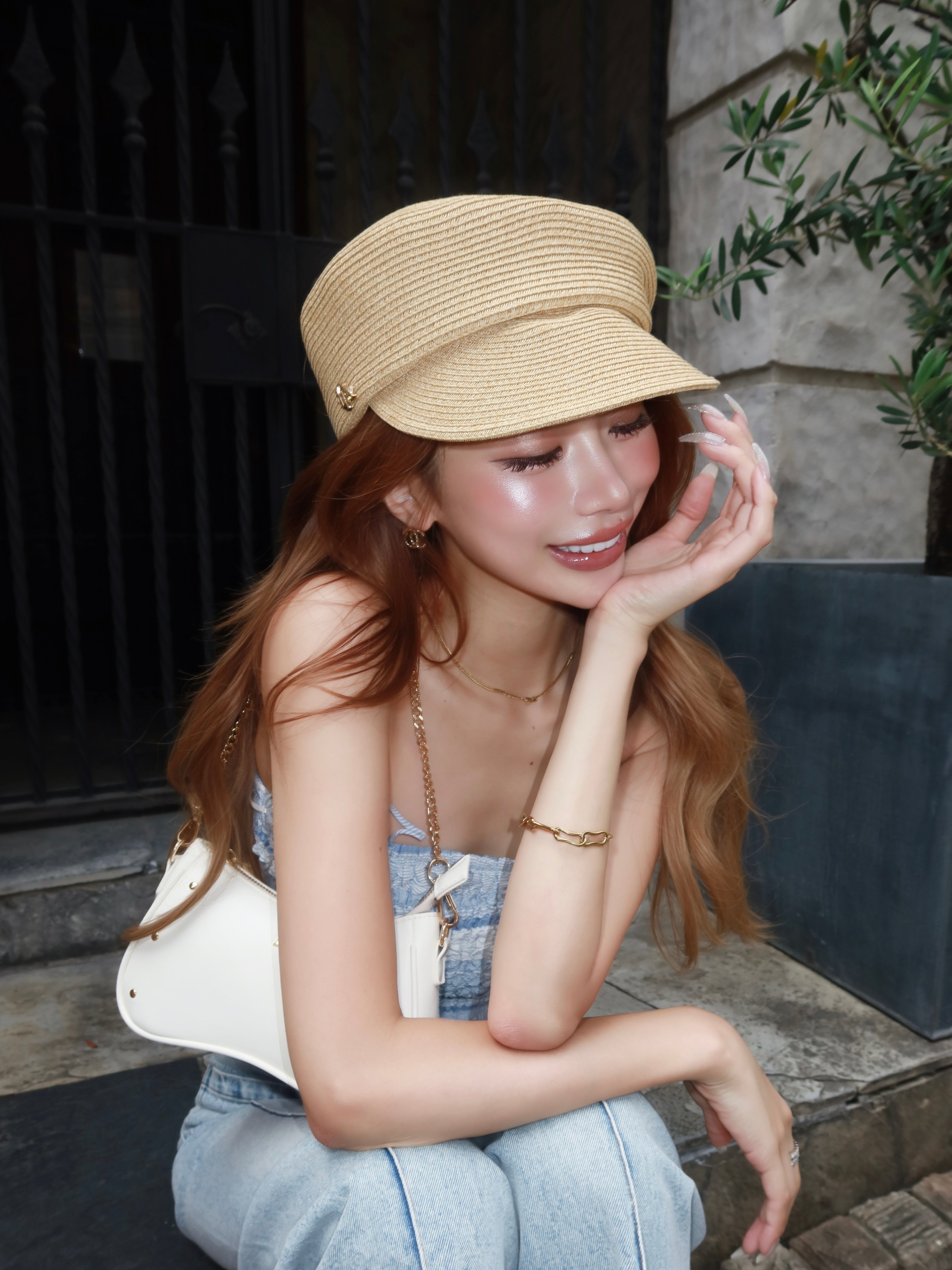 Rattan casquette
