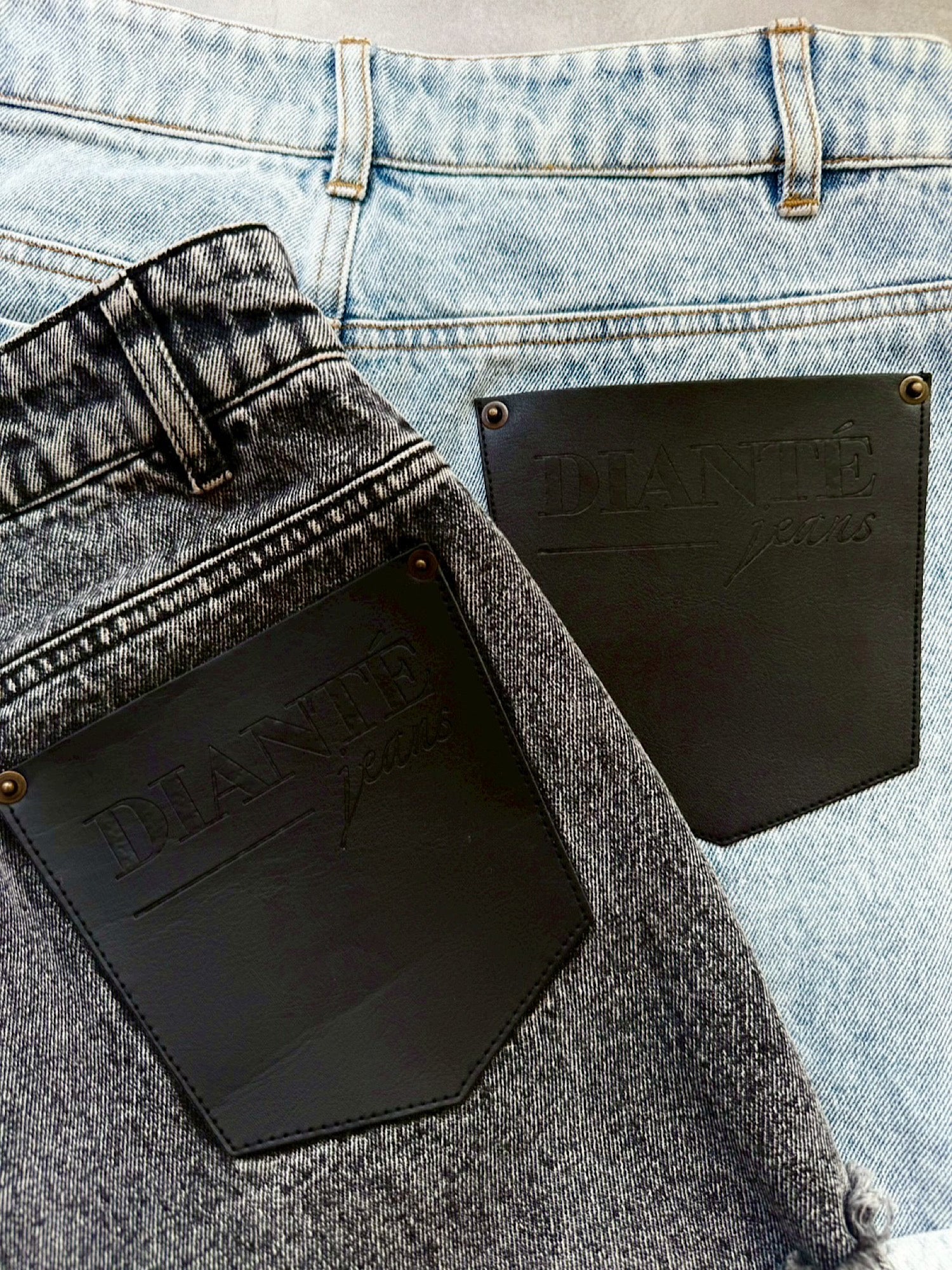 Waist design denim shorts
