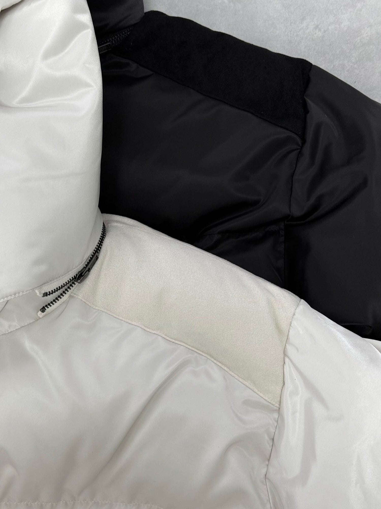 Luster hoodie eco down jacket