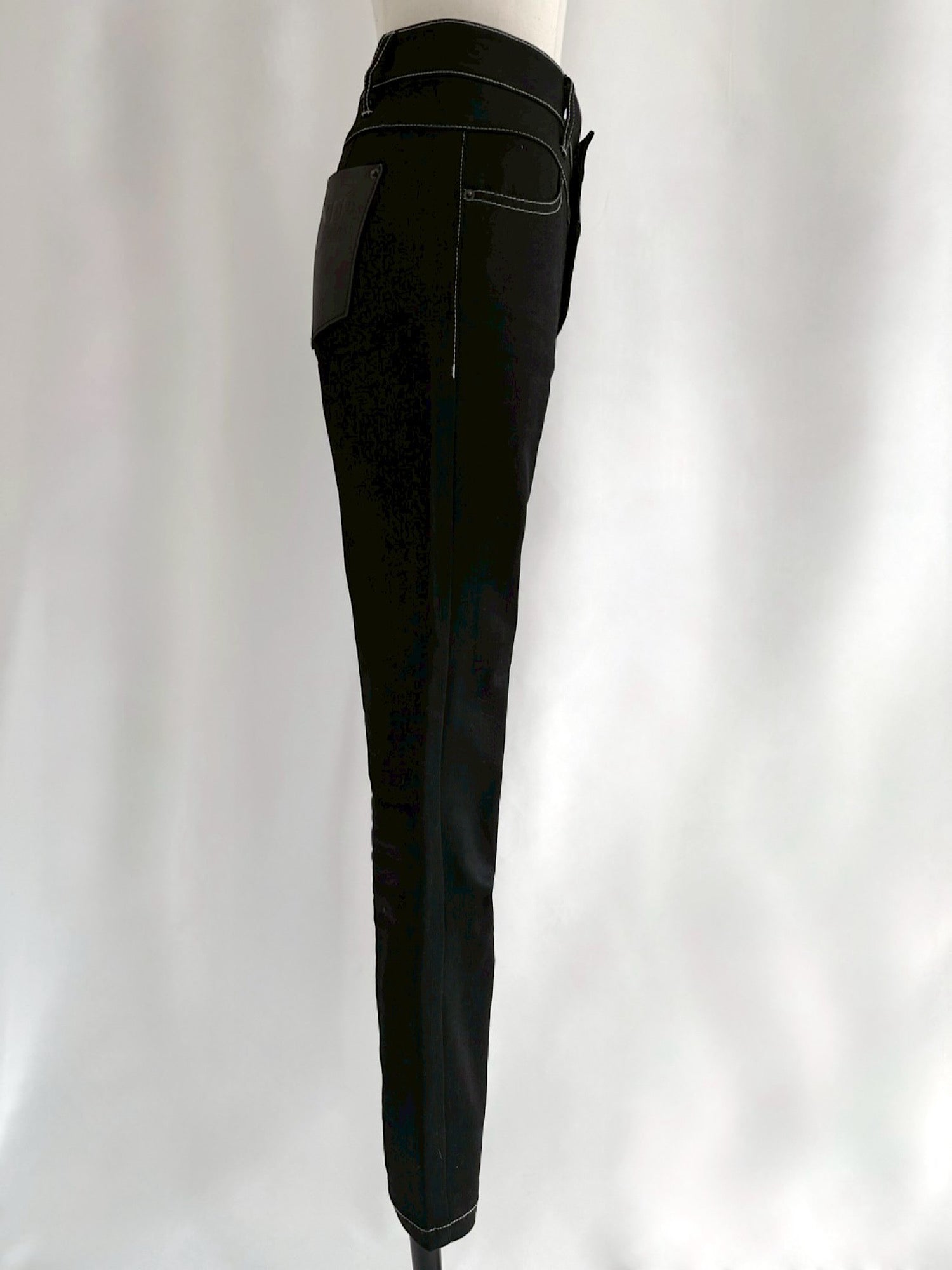 【予約】High waist layered skinny denim(4月上旬〜中旬発送予定)