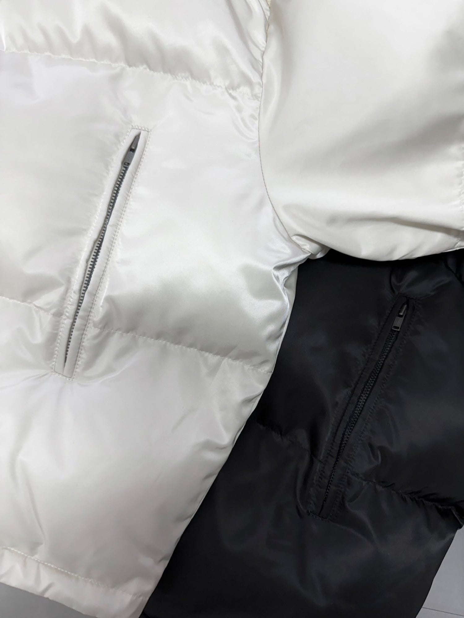 Luster hoodie eco down jacket