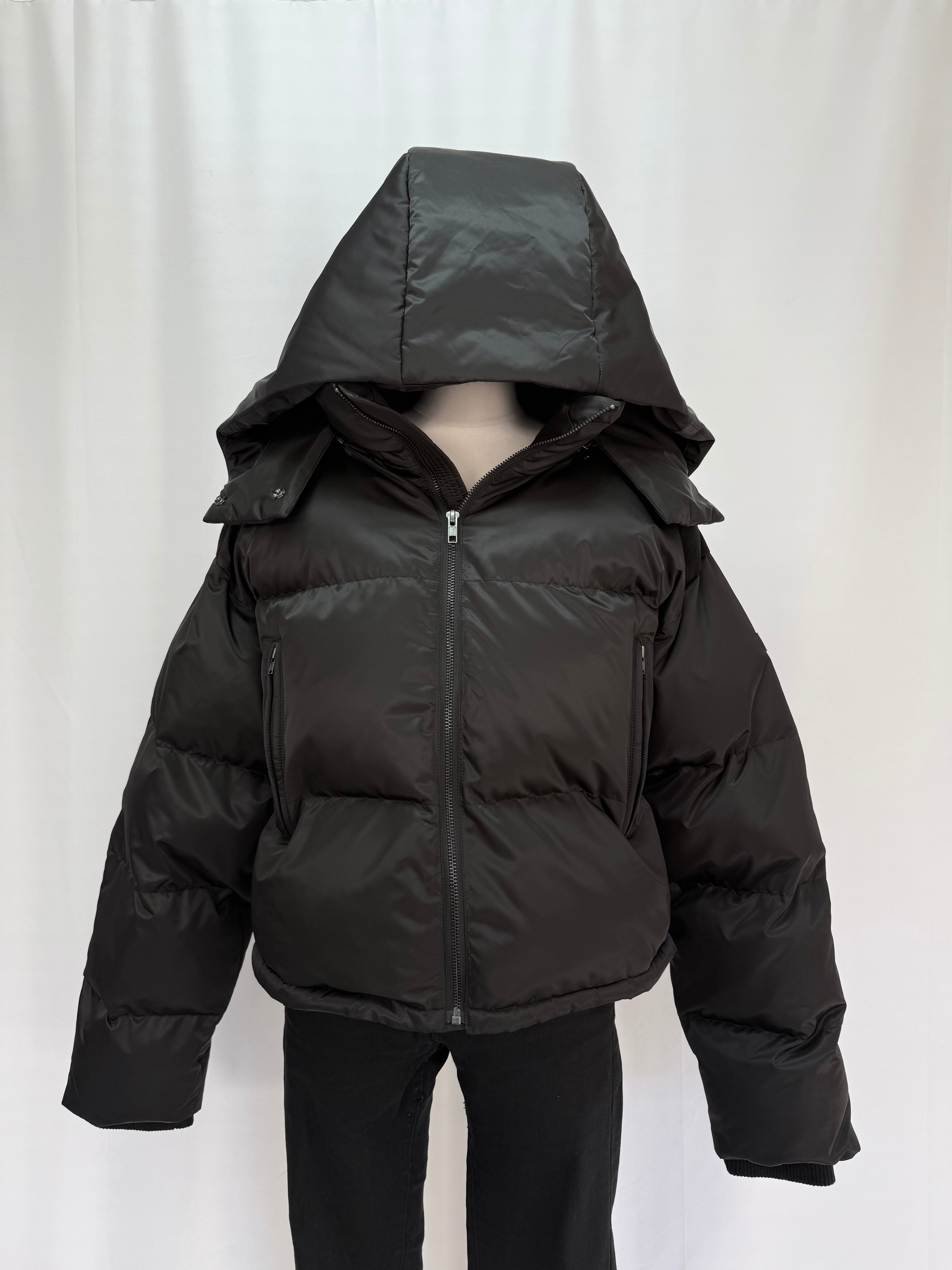 Luster hoodie eco down jacket