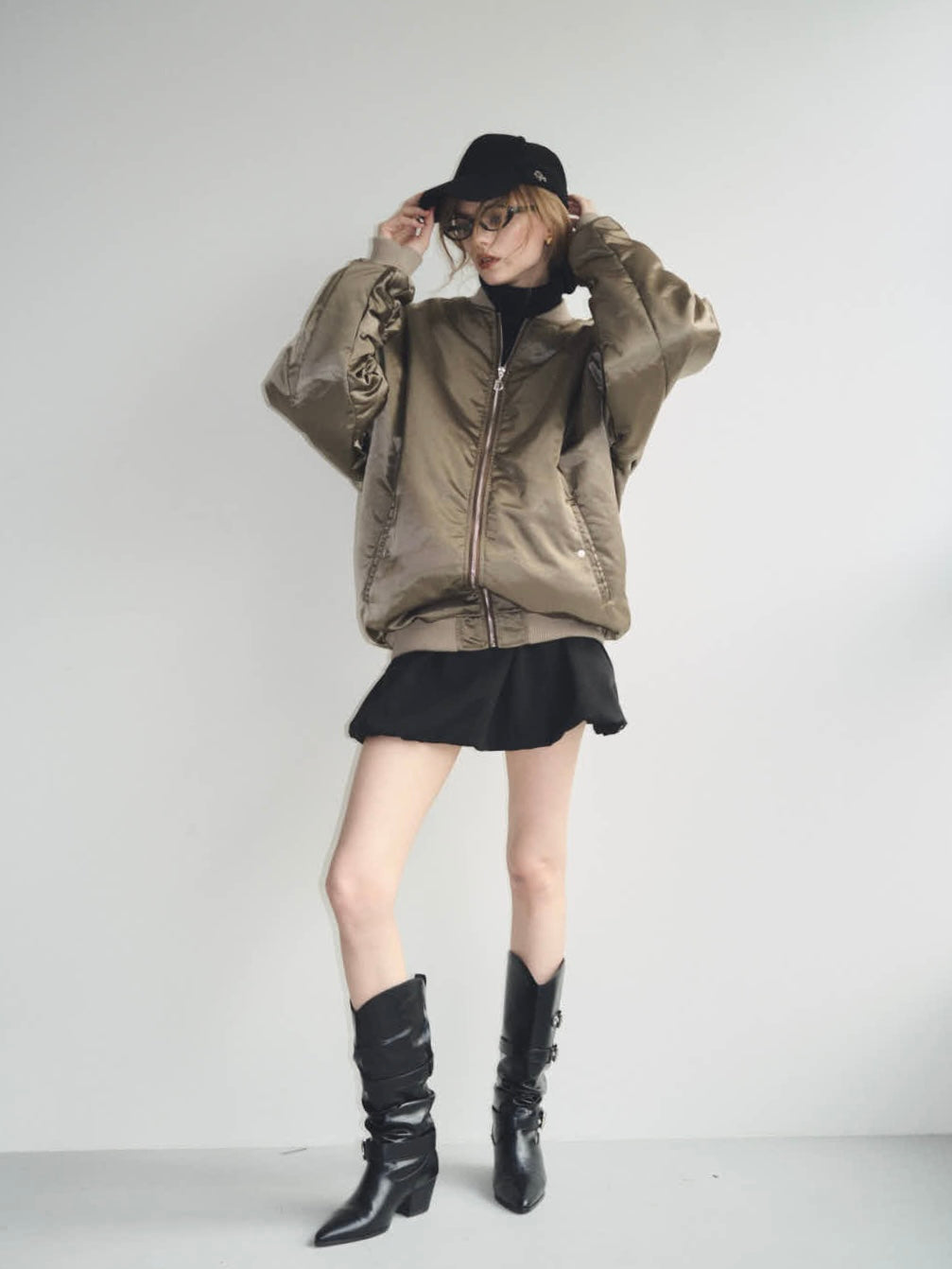 【予約】Triple strap middle boots(9月下旬発送予定)
