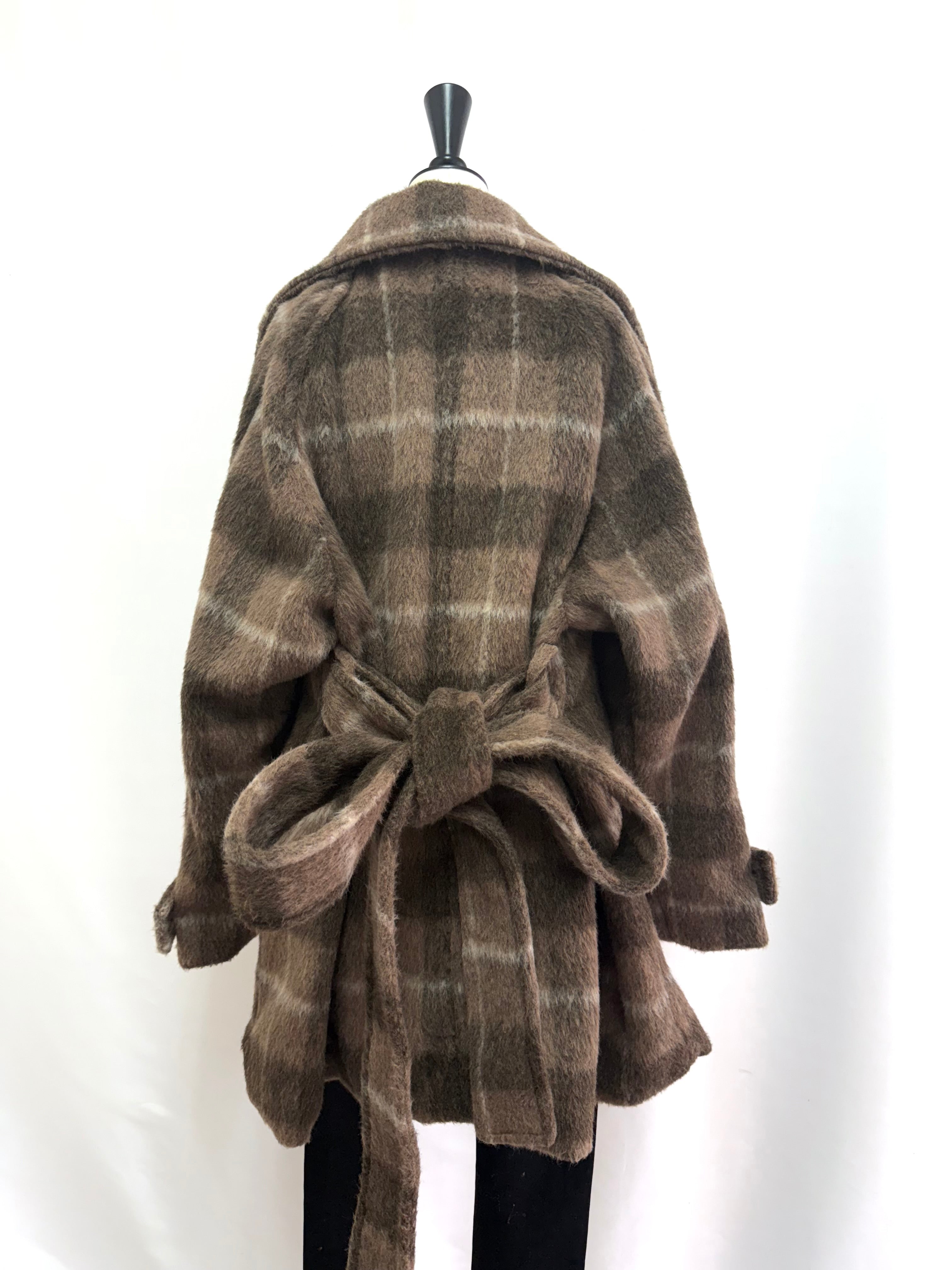 Shaggy check loose double jacket | DIANTÉ (ディアンテ)公式通販サイト