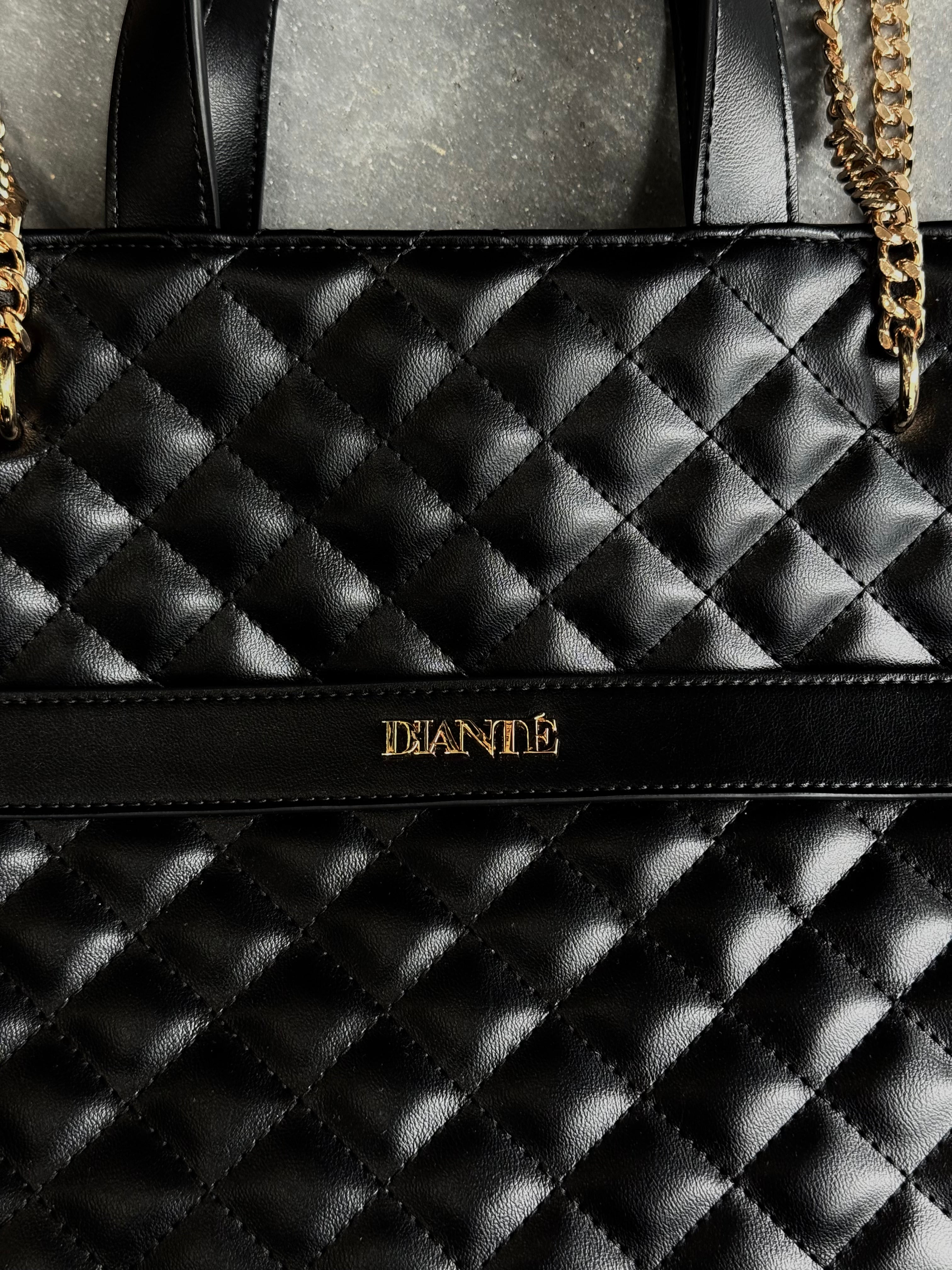 ディアンテDIANTE完売BLACK黒 キルティング Quilted chain utility bag | DIANTÉ (ディアンテ)公式通販サイト