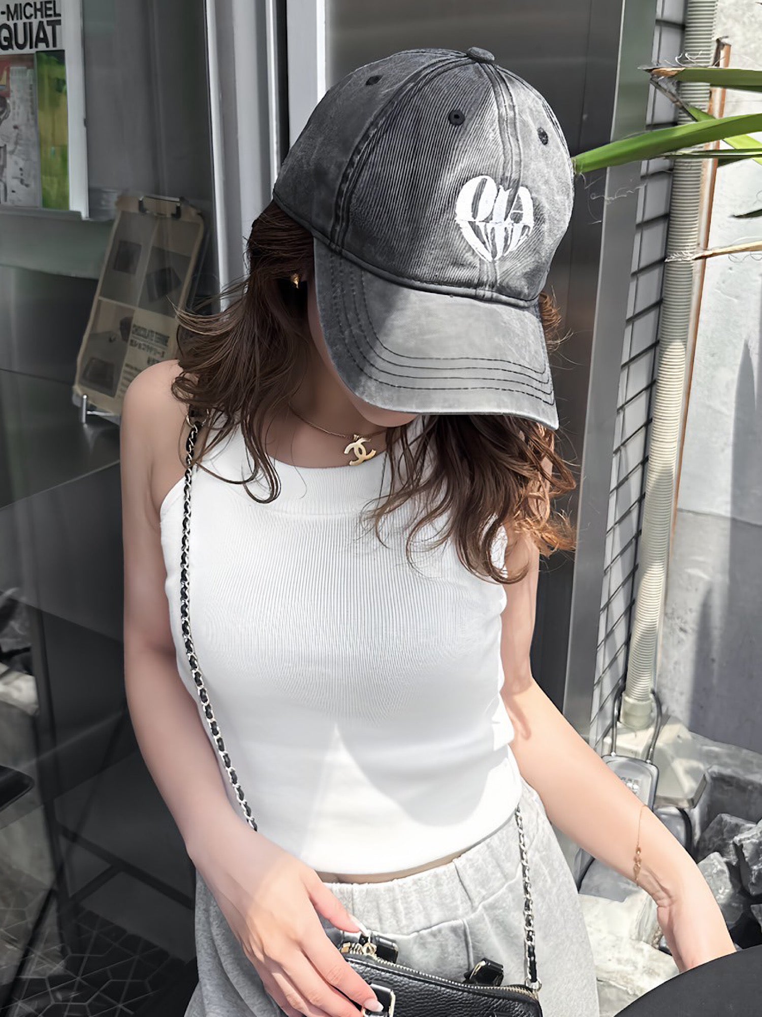 【予約】Heart motif logo cap(6月下旬〜中旬発送予定)