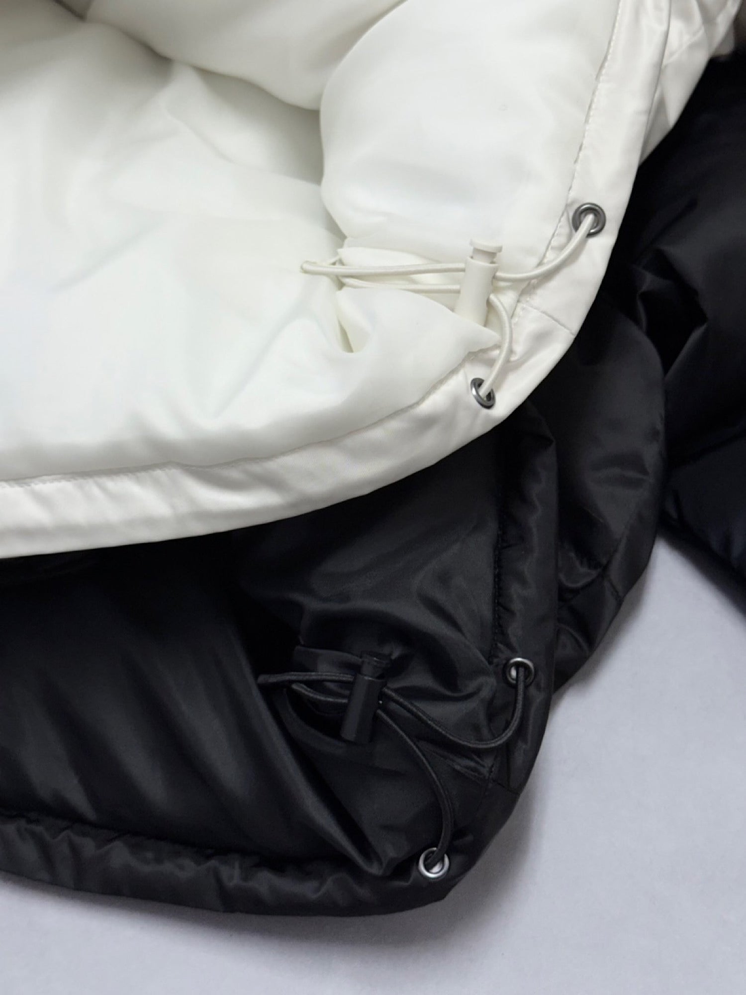 Luster hoodie eco down jacket