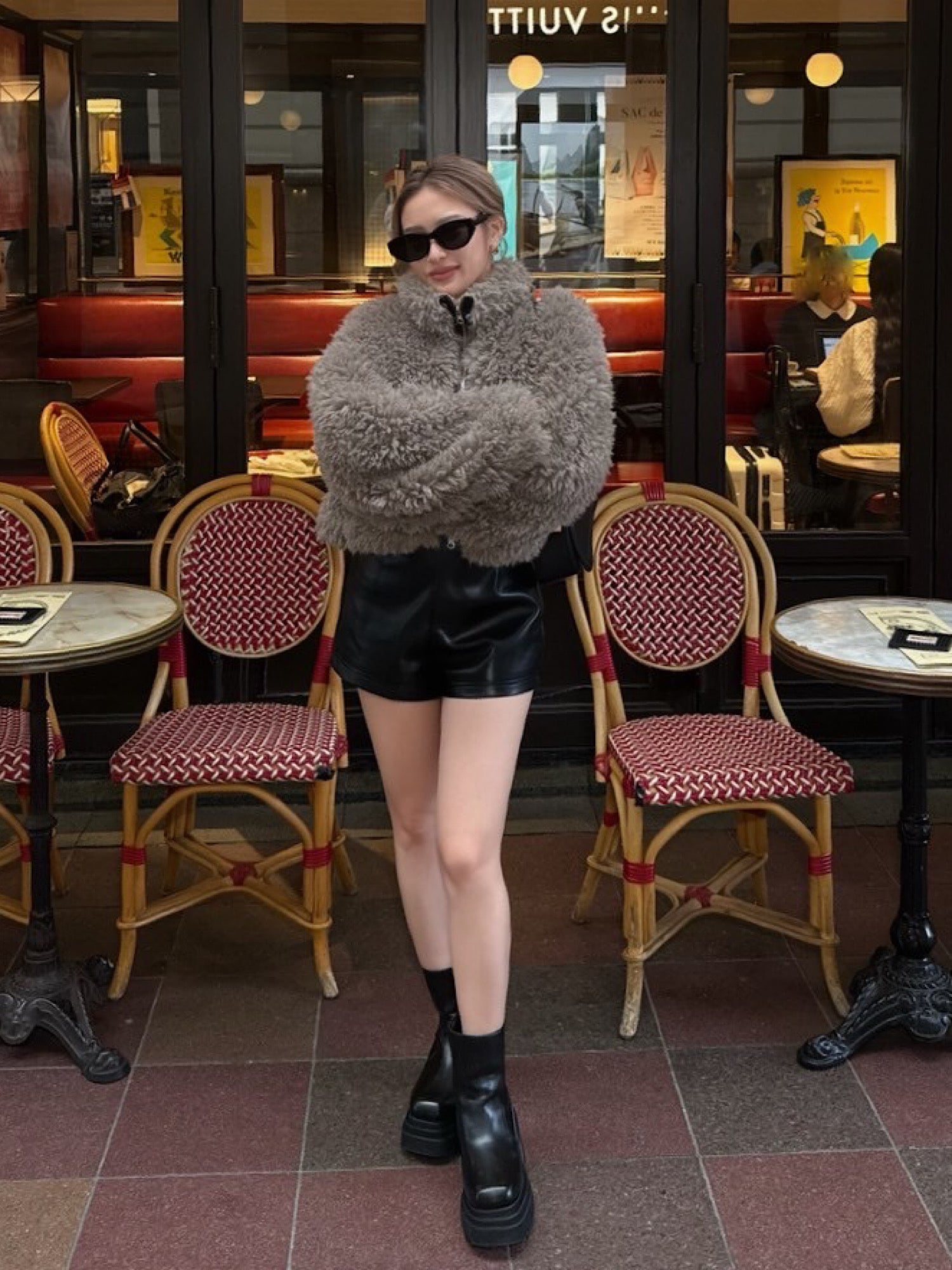 DIANTEレザーショーパン Eco leather minimal shorts | DIANTÉ (ディアンテ)公式通販サイト