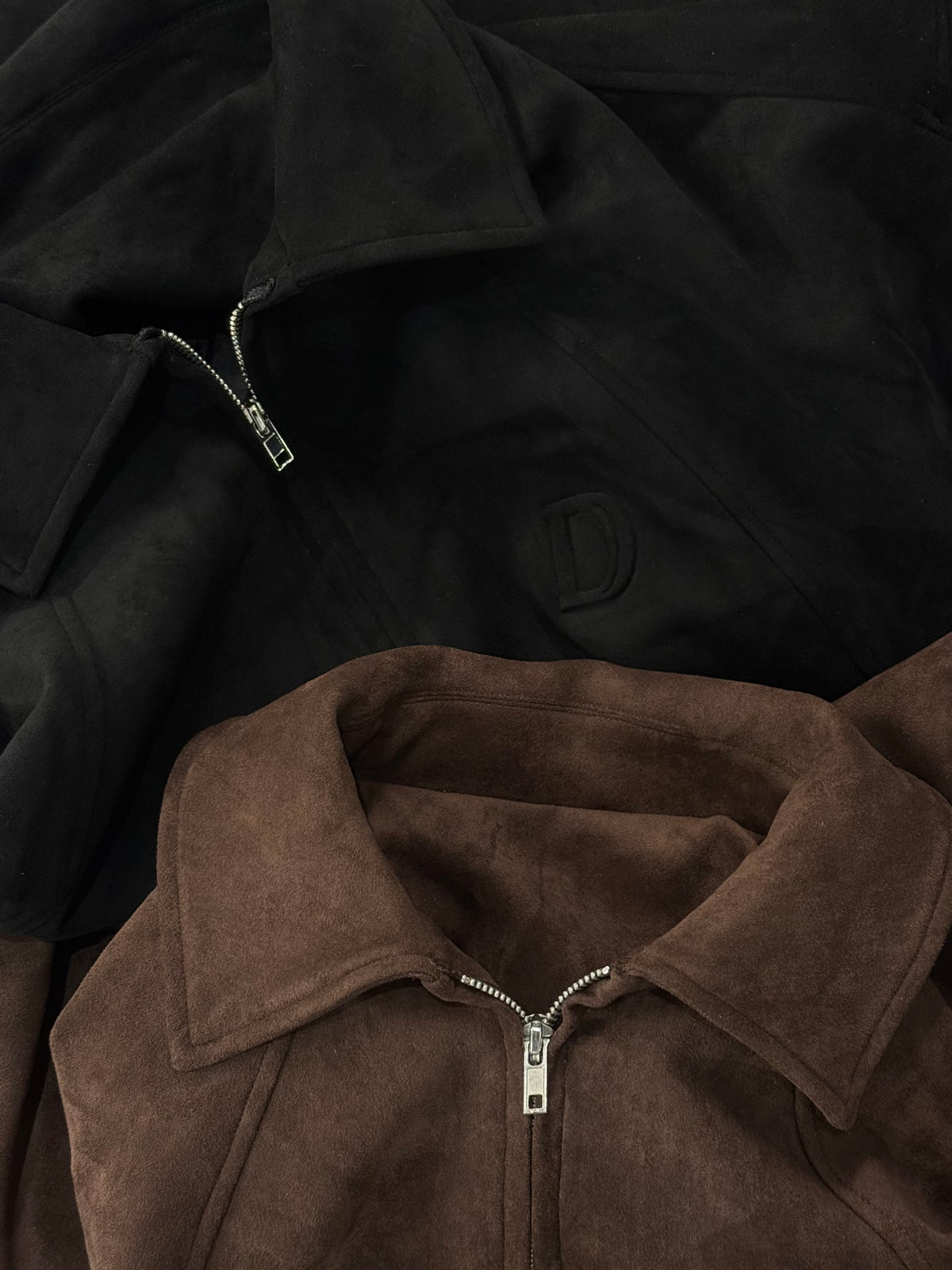 Eco suede raglan sleeves blouson(SETUP着用可)