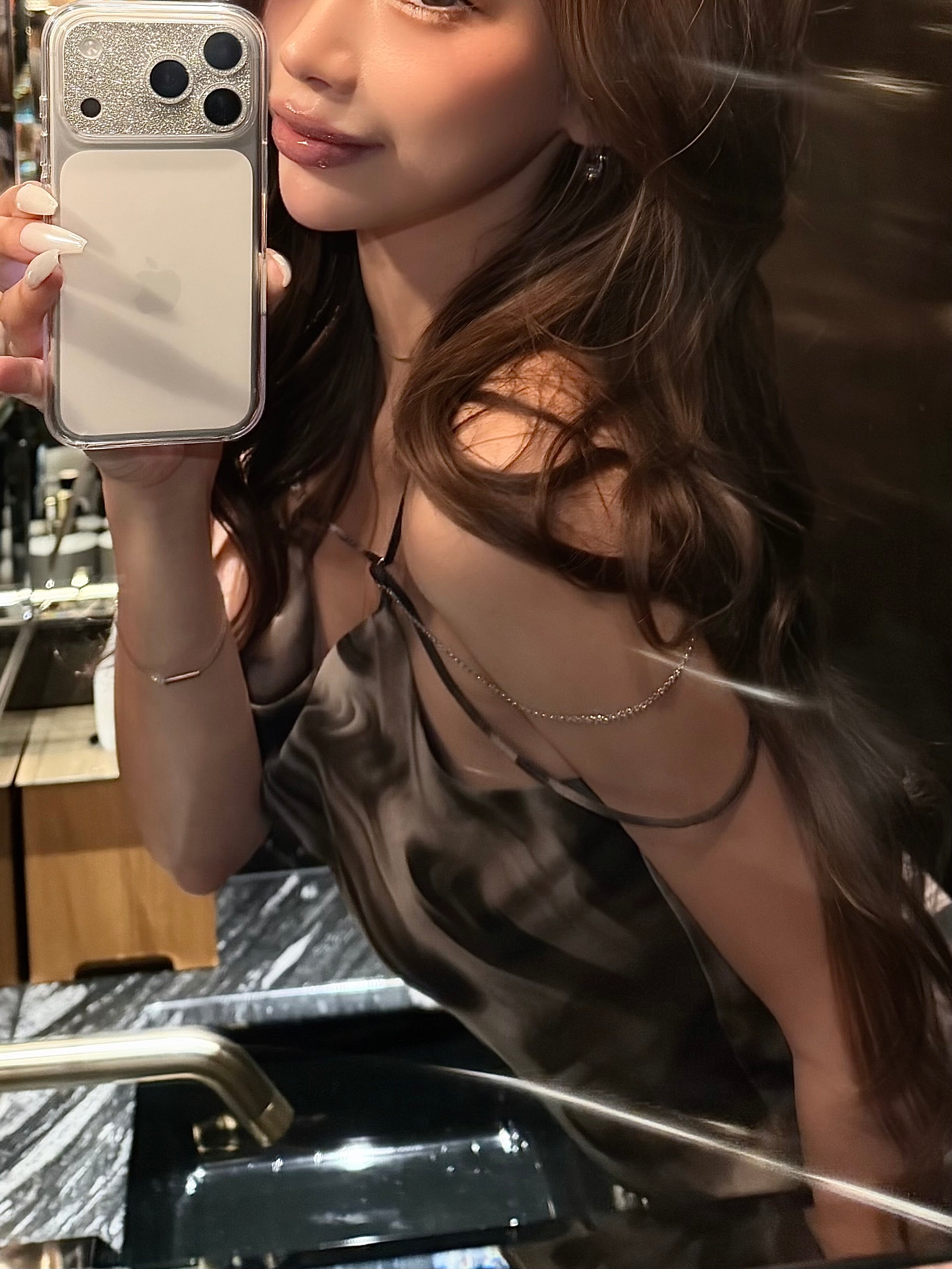 Cross strap maxi dress with inner bra