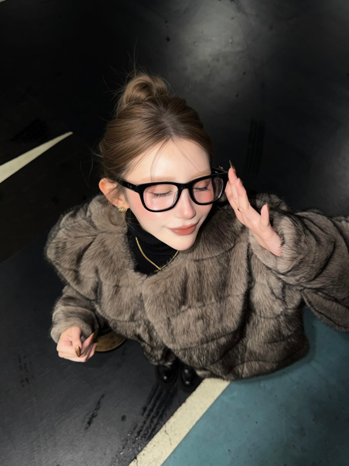 【予約】Premium eco fur switching coat(10月上旬〜11月中旬発送予定)