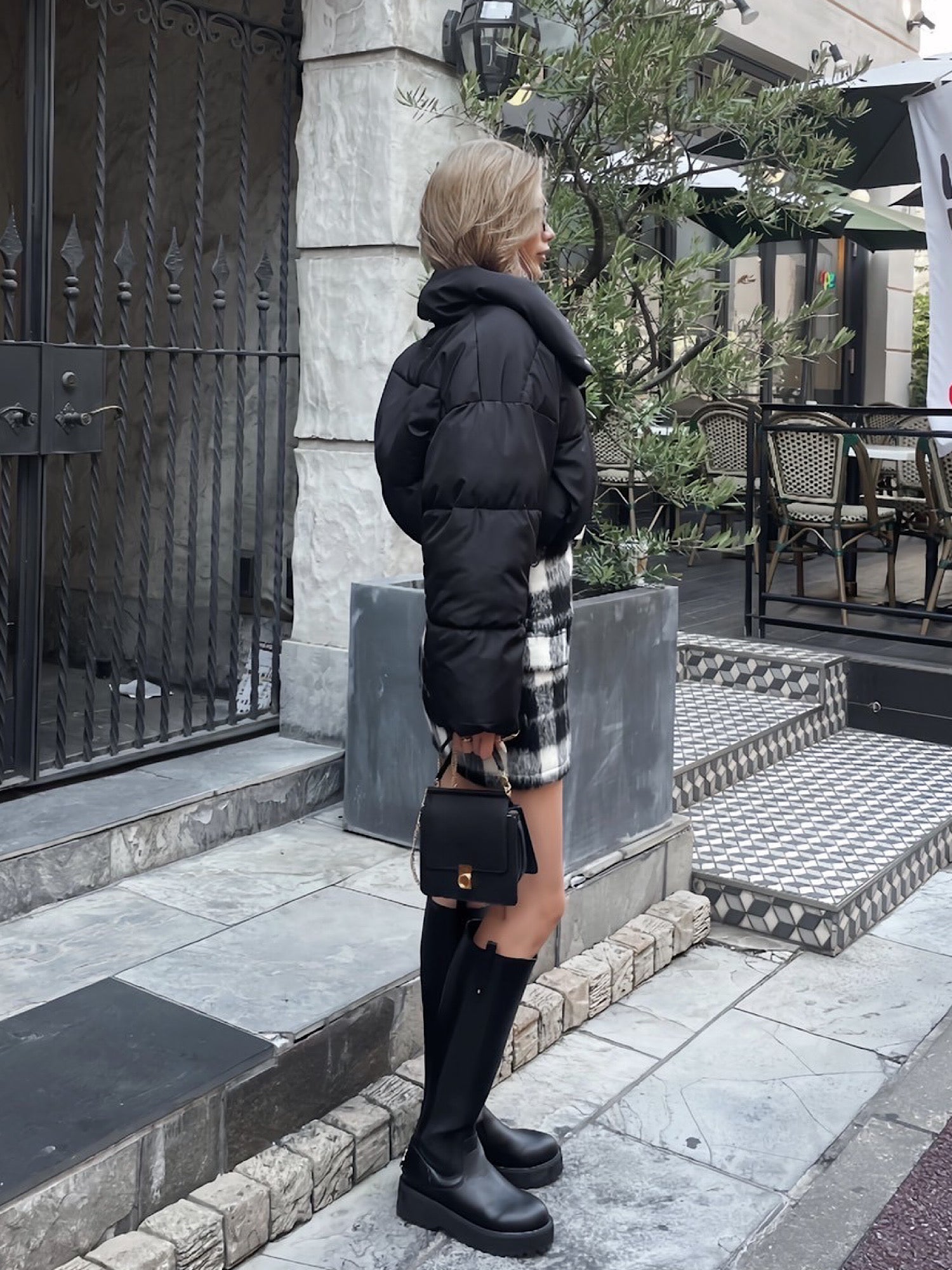 Stand neck down jacket