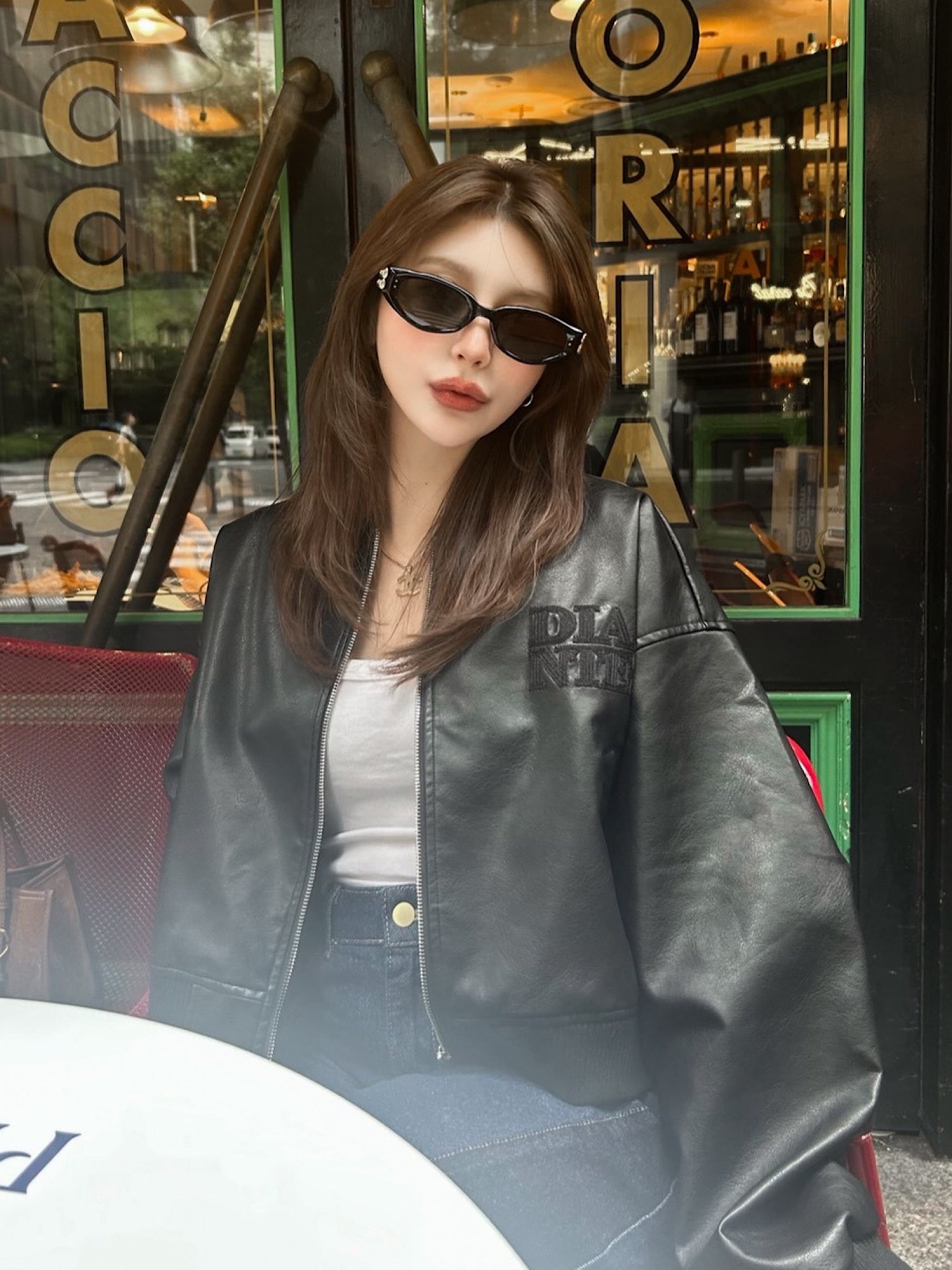 DD studs eco leather blouson | DIANTÉ (ディアンテ)公式通販サイト