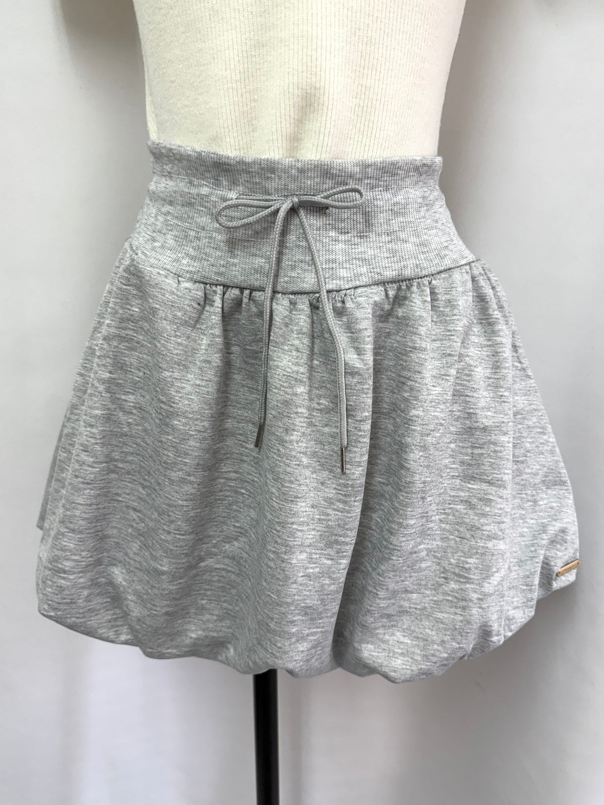 Sweat balloon mini skirt