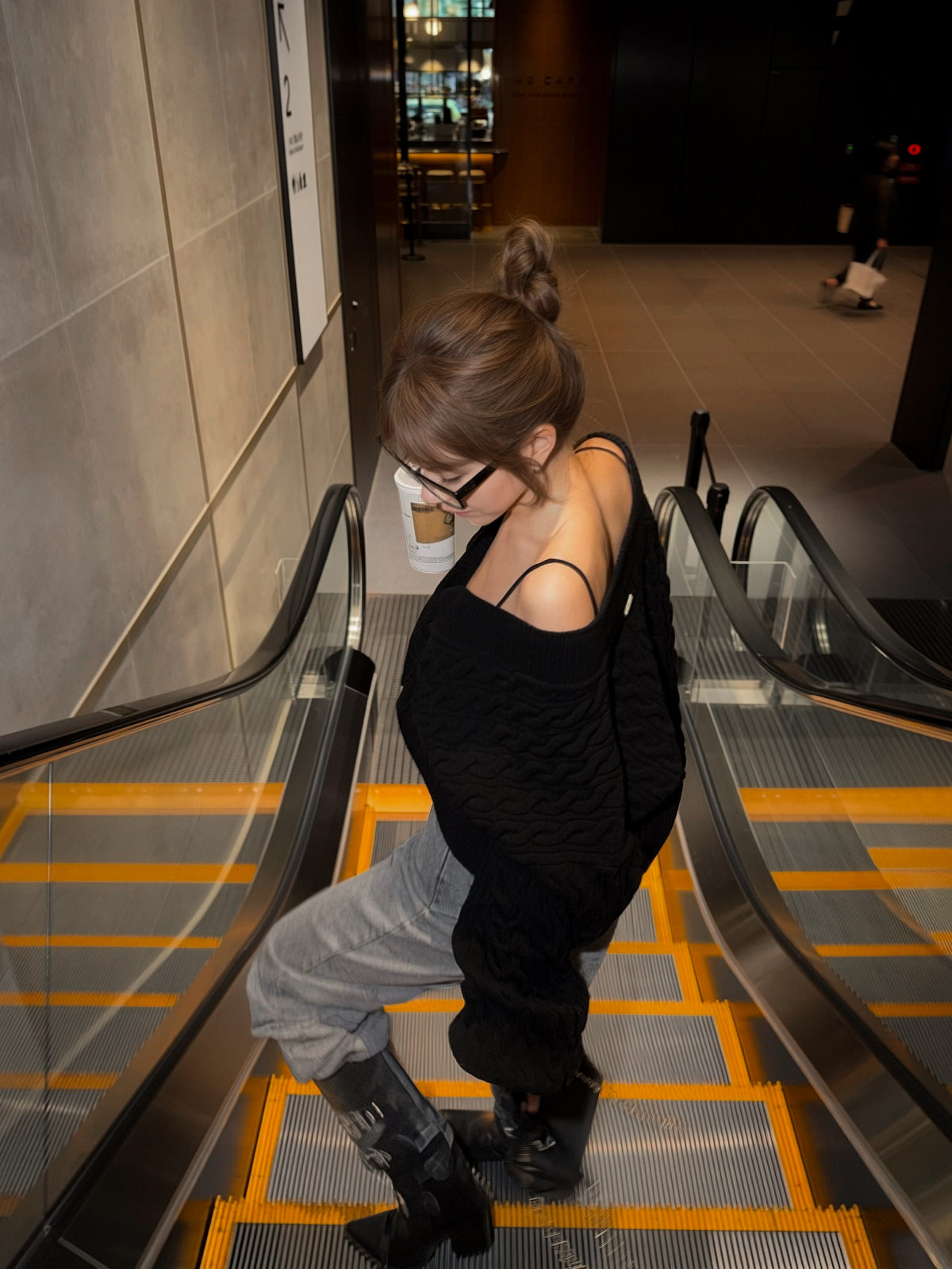 【予約】Bulky cable knit cardigan(SETUP着用可)(10月下旬発送予定)