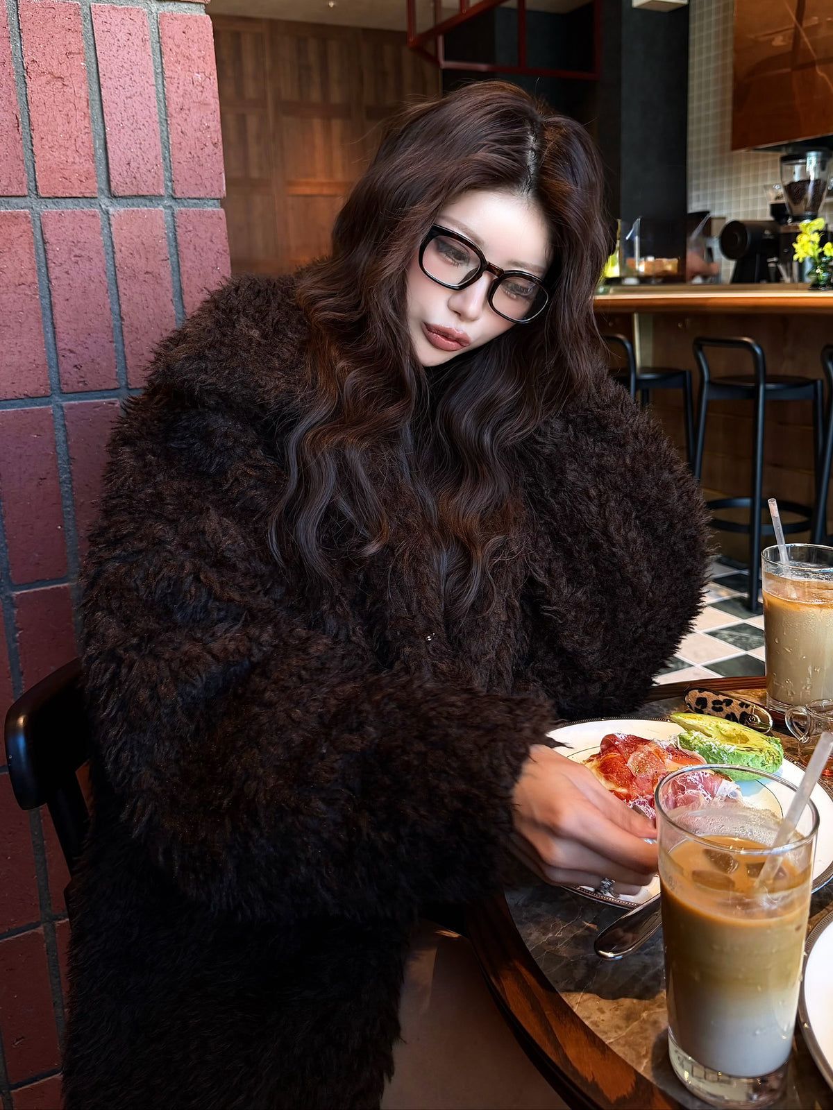 【予約】Big collar teddy bear coat(11月上旬発送予定)