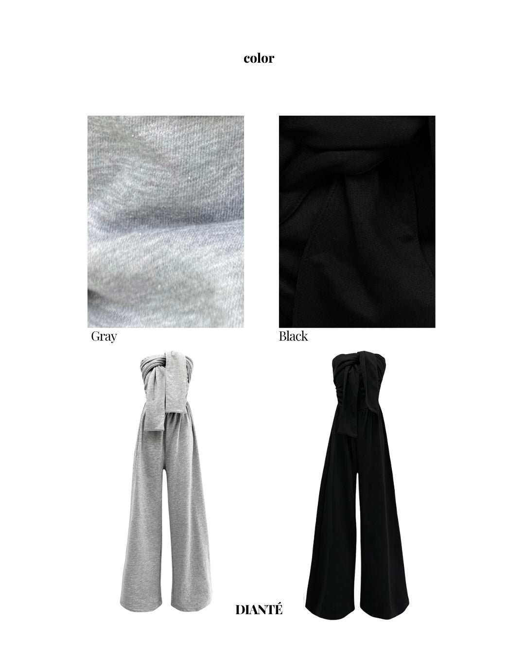 Ribbon sweat all in one