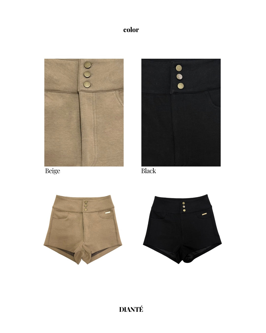 Twill fit shorts | DIANTÉ (ディアンテ)公式通販サイト