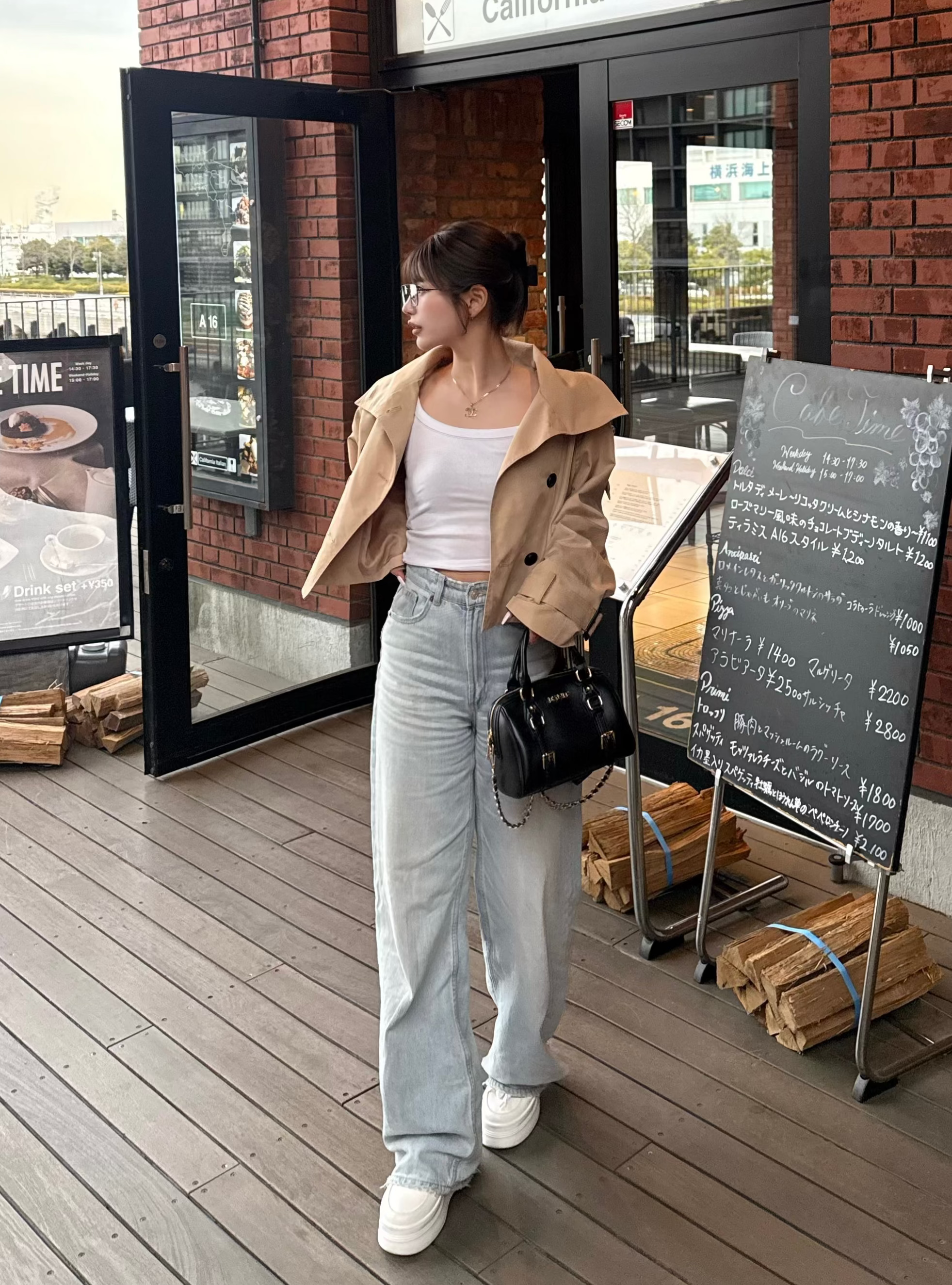 【予約】Raglan sleeve short trench coat(4月上旬〜中旬発送予定)