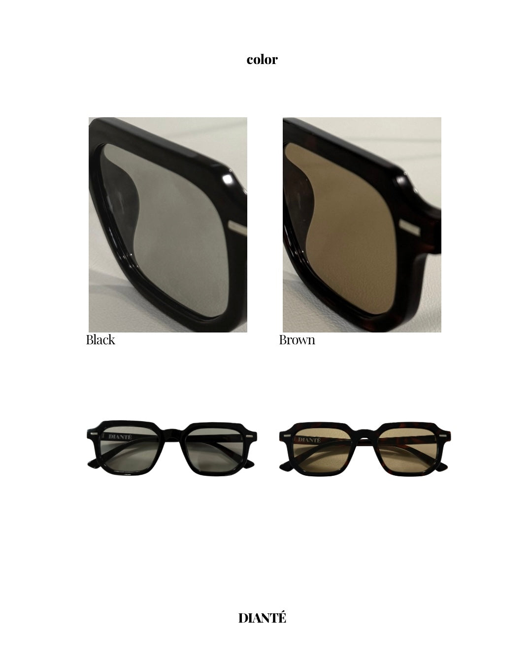 Hexagon sunglasses | DIANTÉ (ディアンテ)公式通販サイト