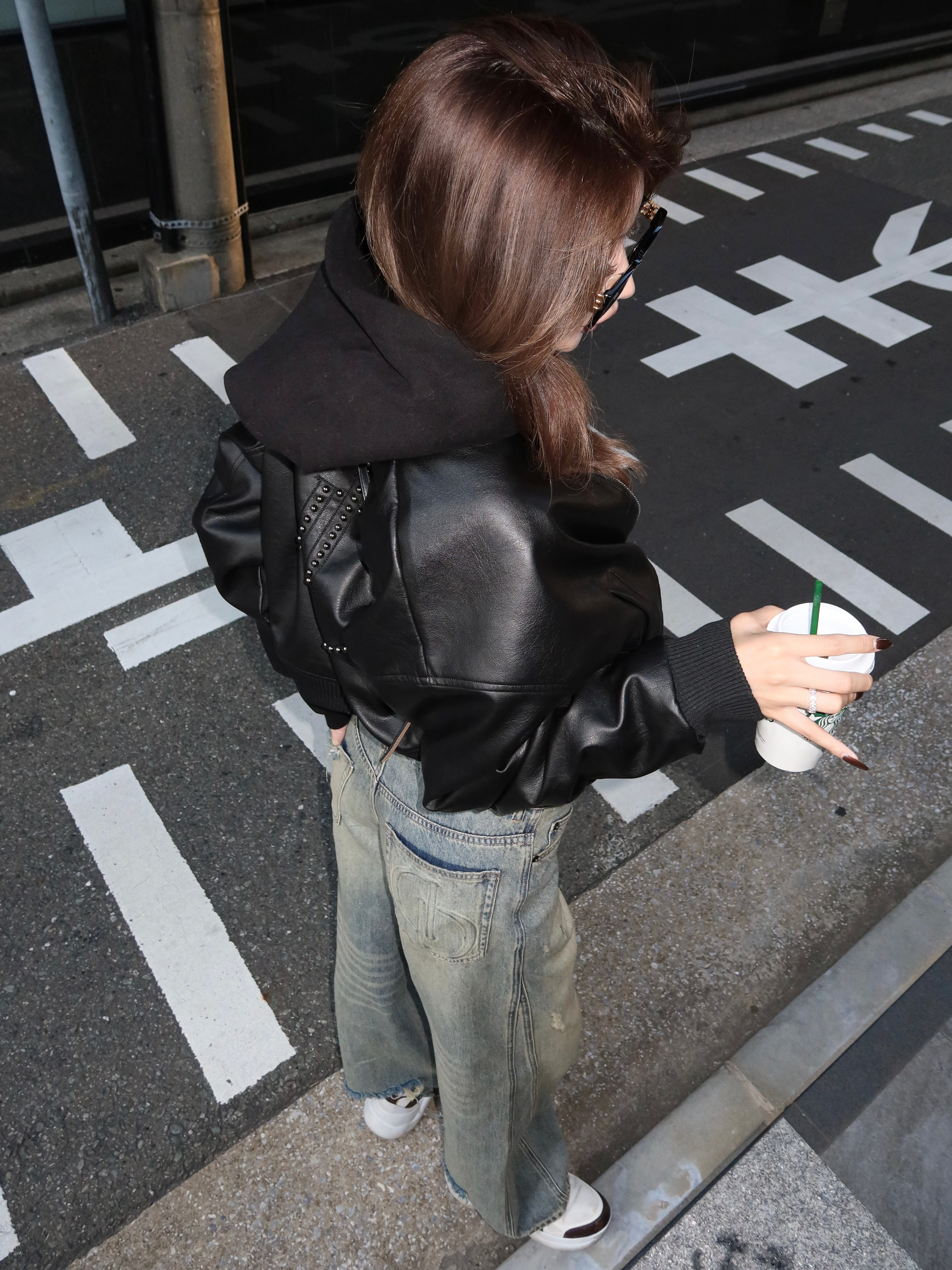 【予約】Waist layered loose denim(BLUE 12月上旬〜中旬発送予定)