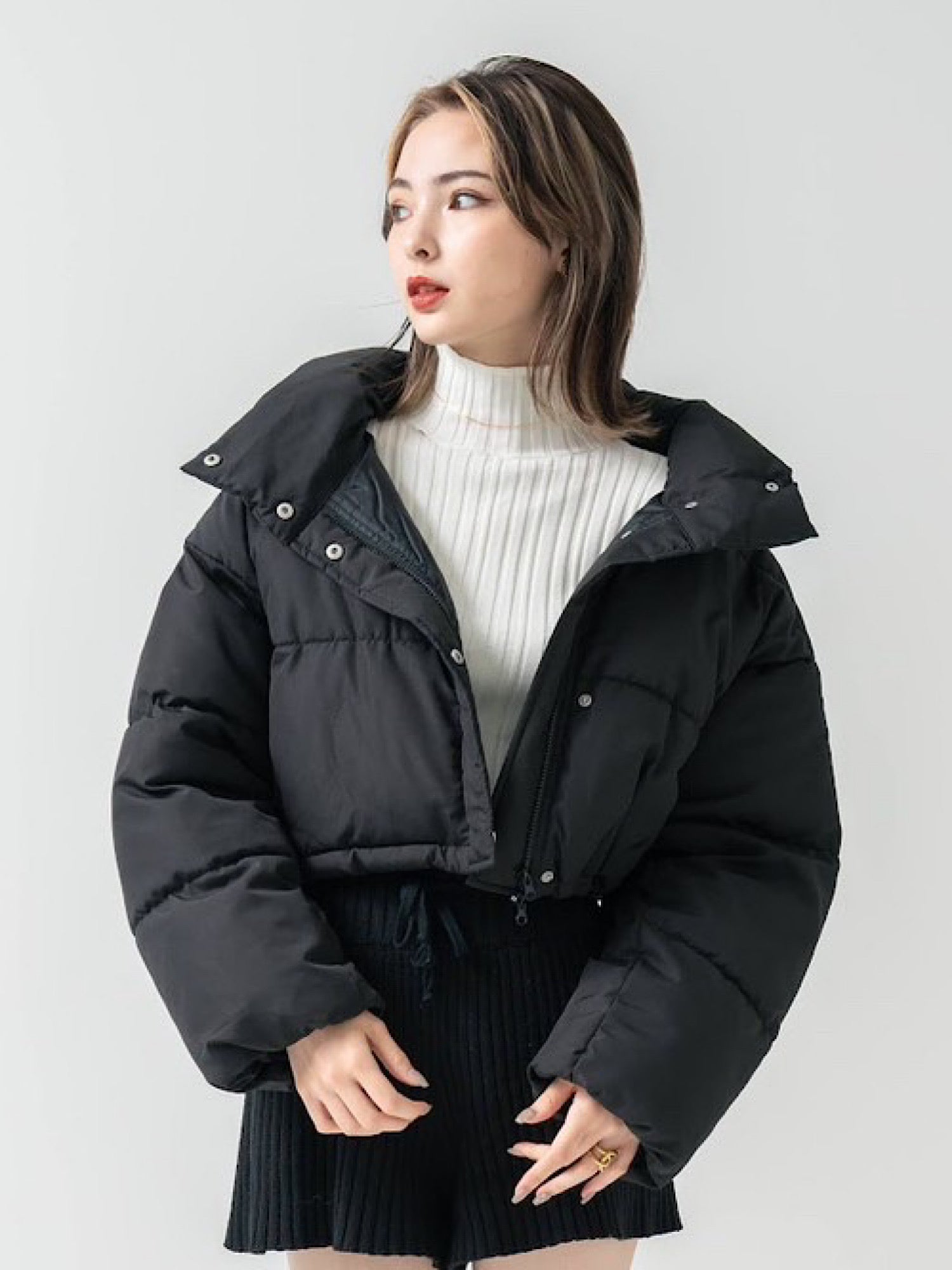 Stand neck down jacket