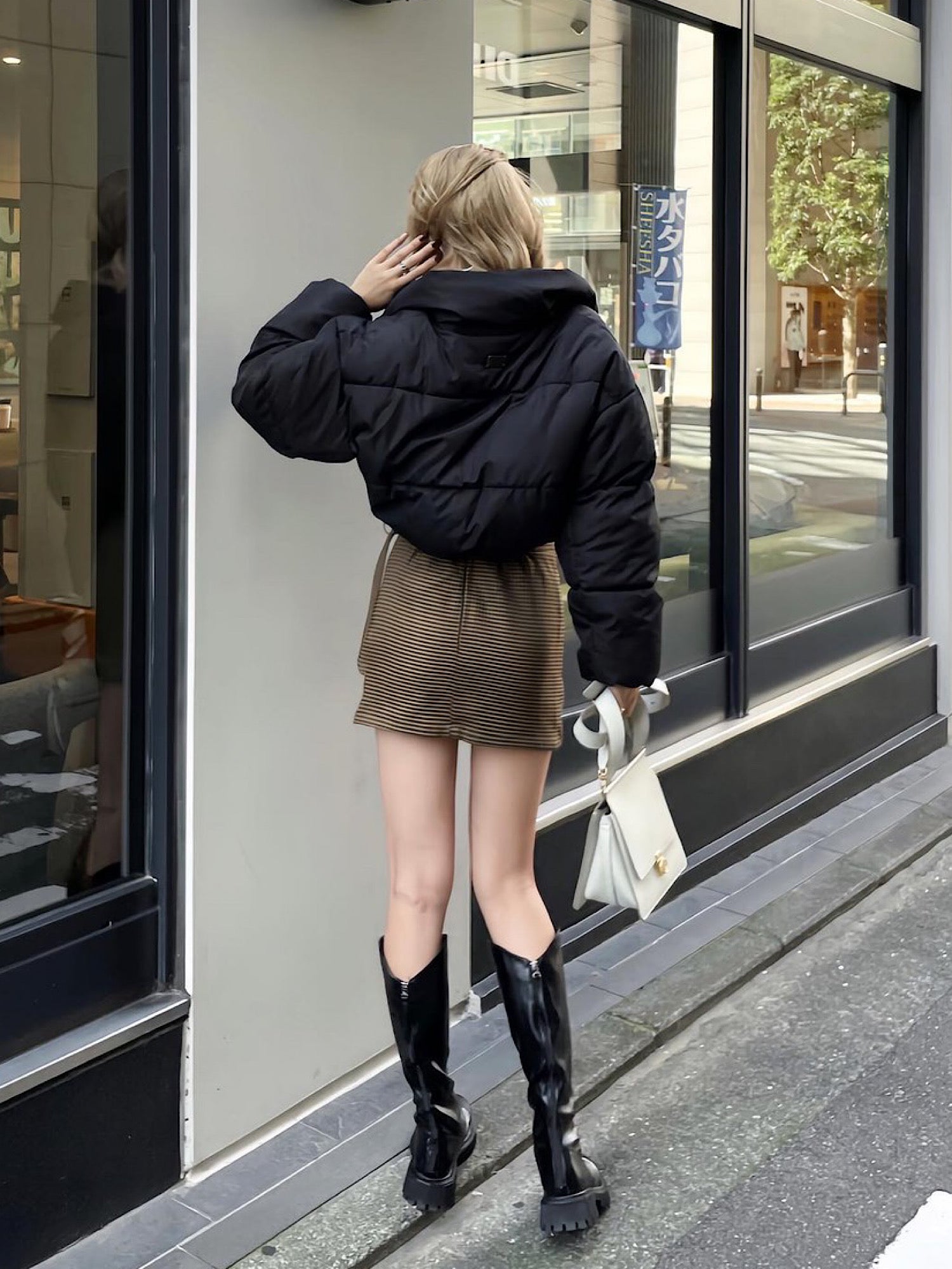 Stand neck down jacket