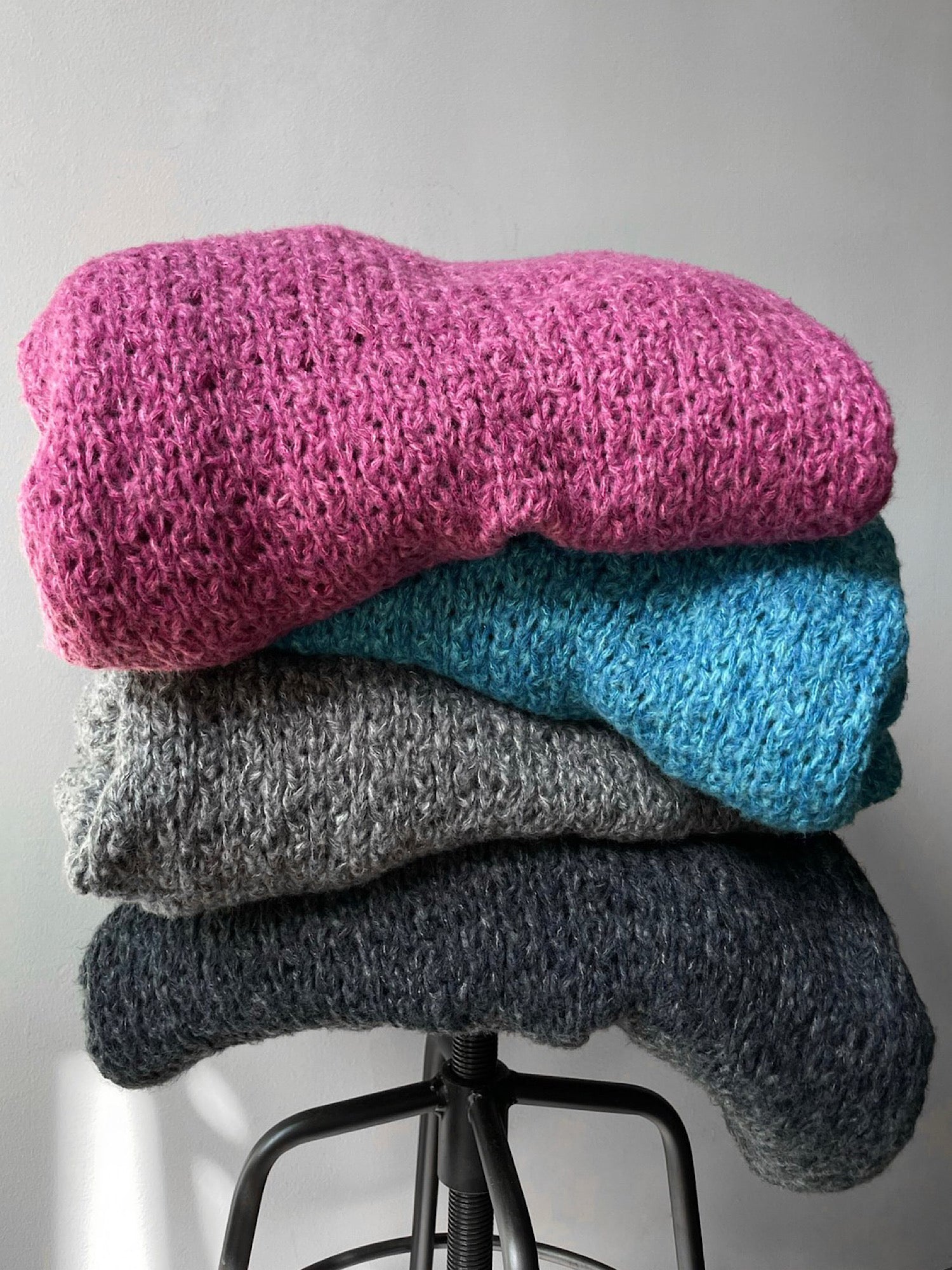 Melange loose knit