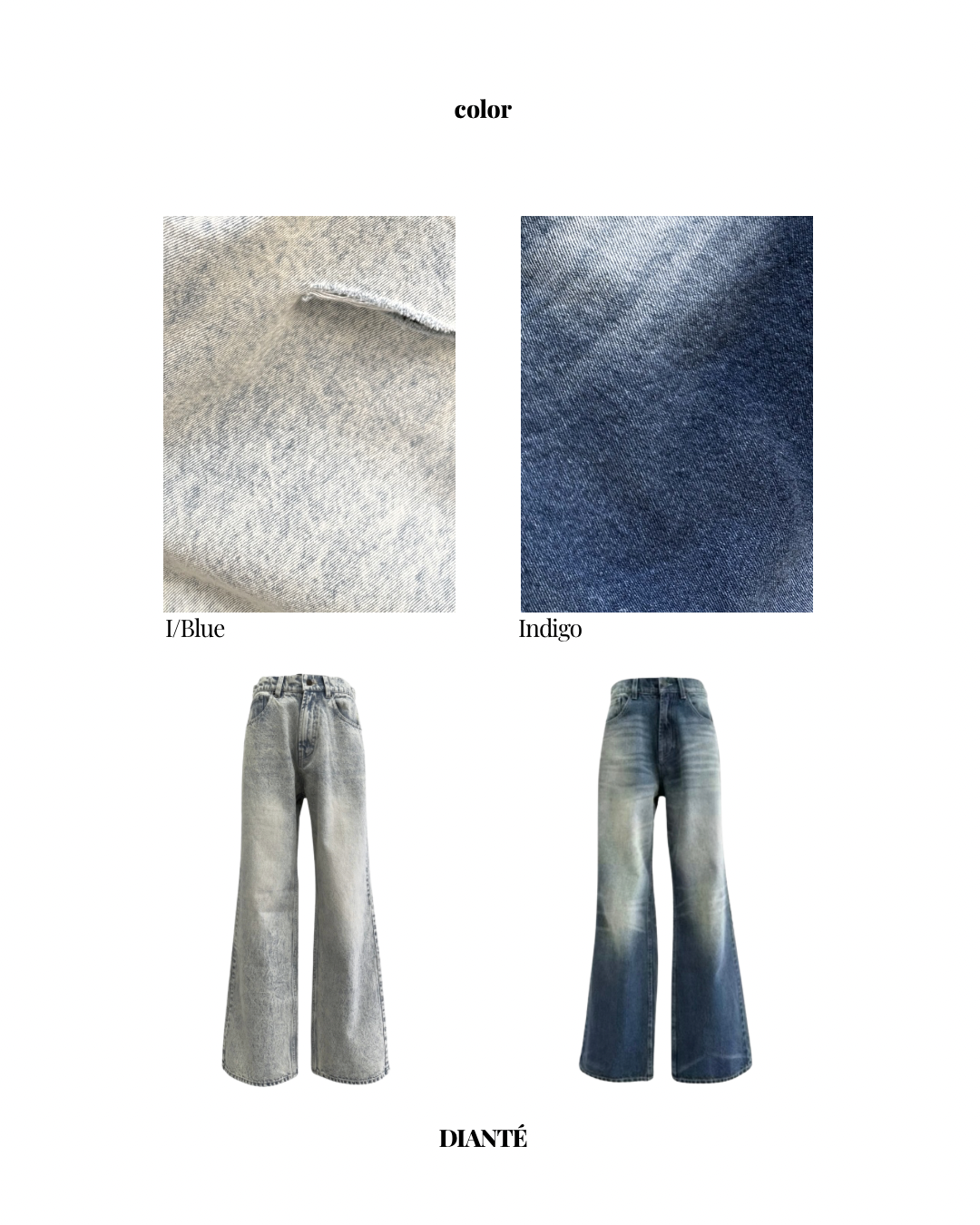 Back damage loose denim | DIANTÉ (ディアンテ)公式通販サイト