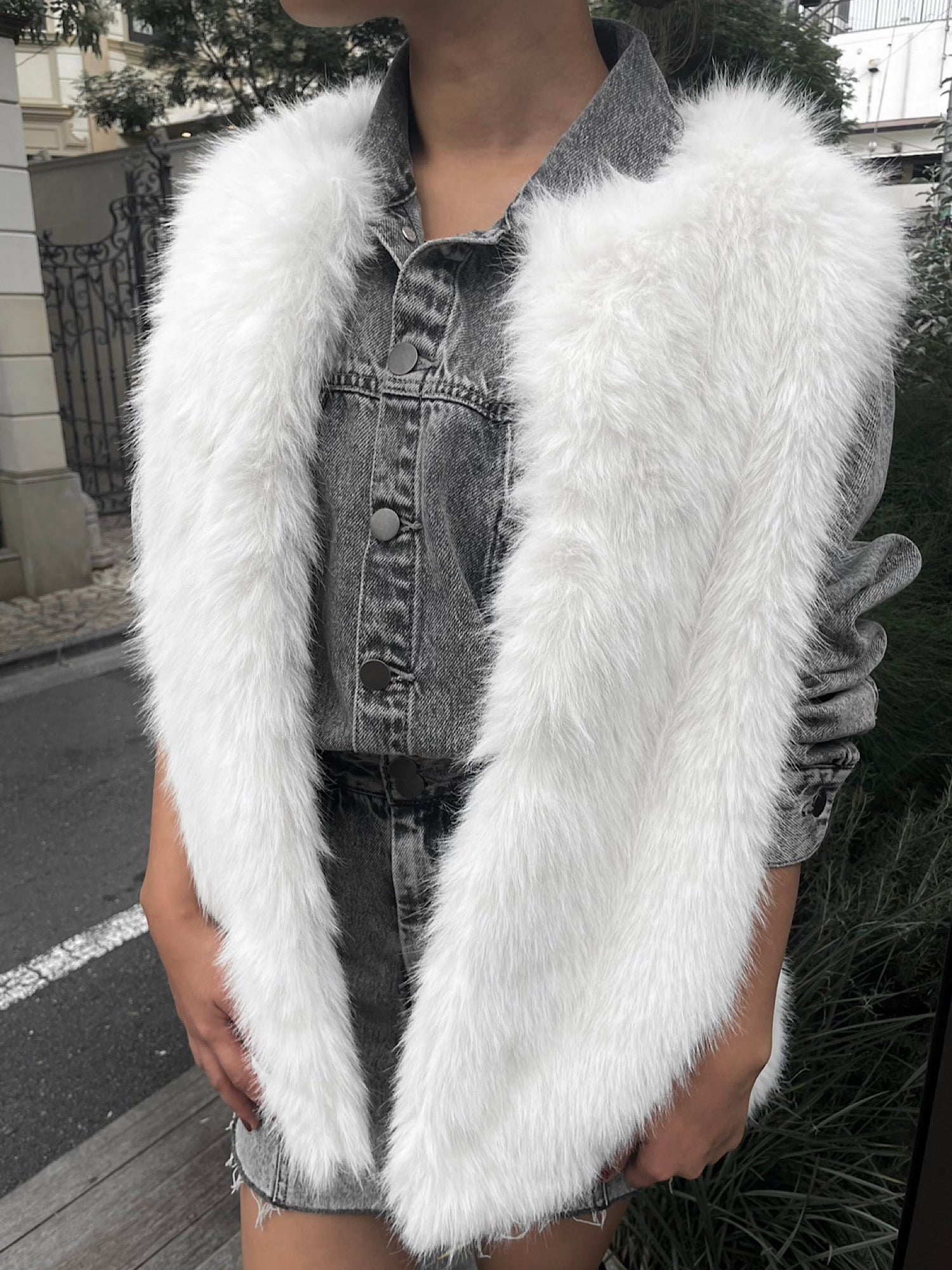 【予約】Premium eco fur vest(11月下旬〜12月上旬発送予定)