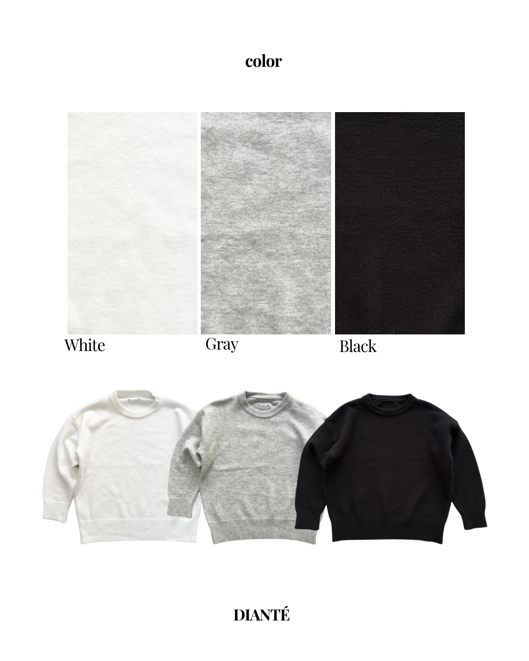 【予約】Fluffy loose knit tops(2月上旬〜中旬発送予定)