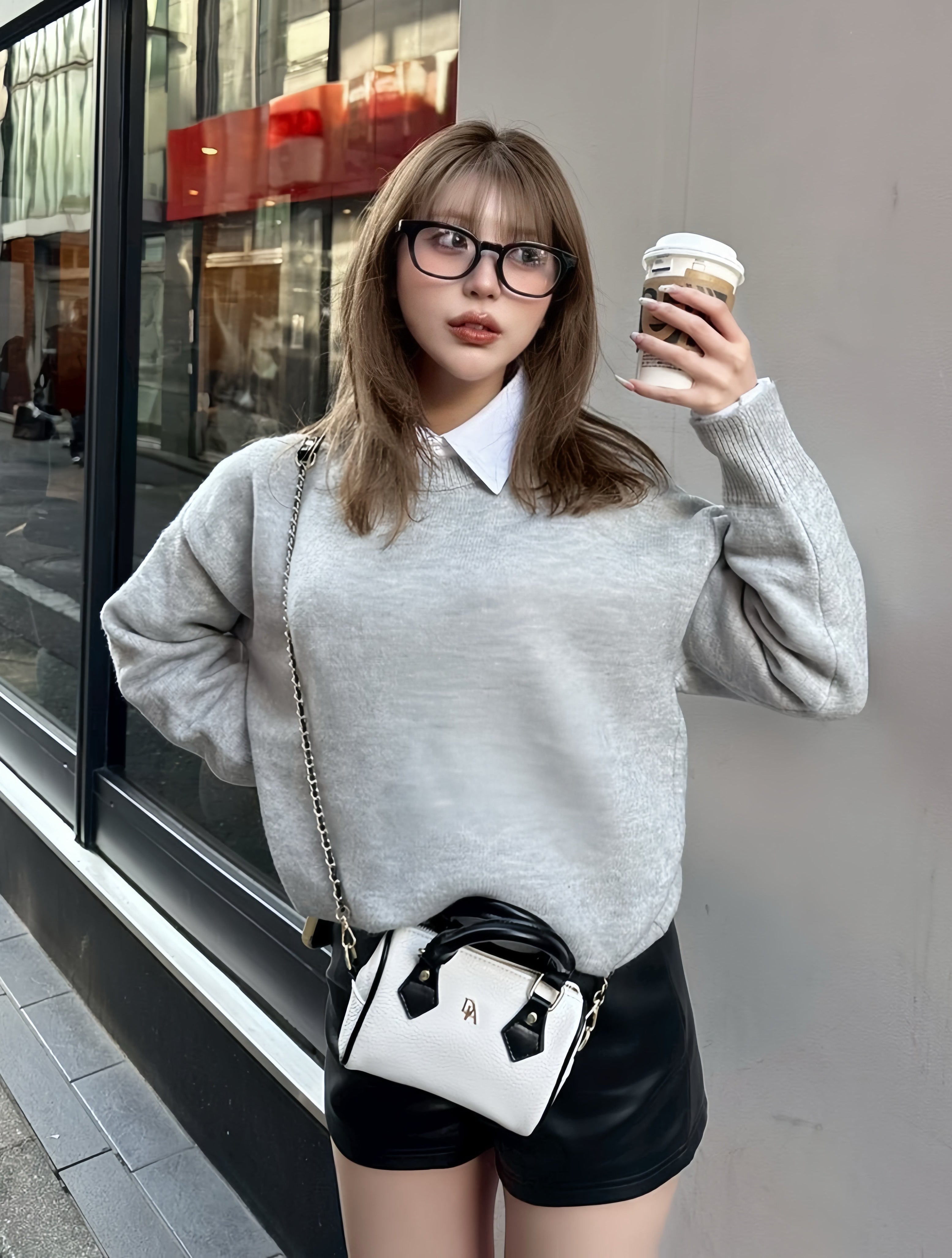 【予約】Fluffy loose knit tops(2月上旬〜中旬発送予定)