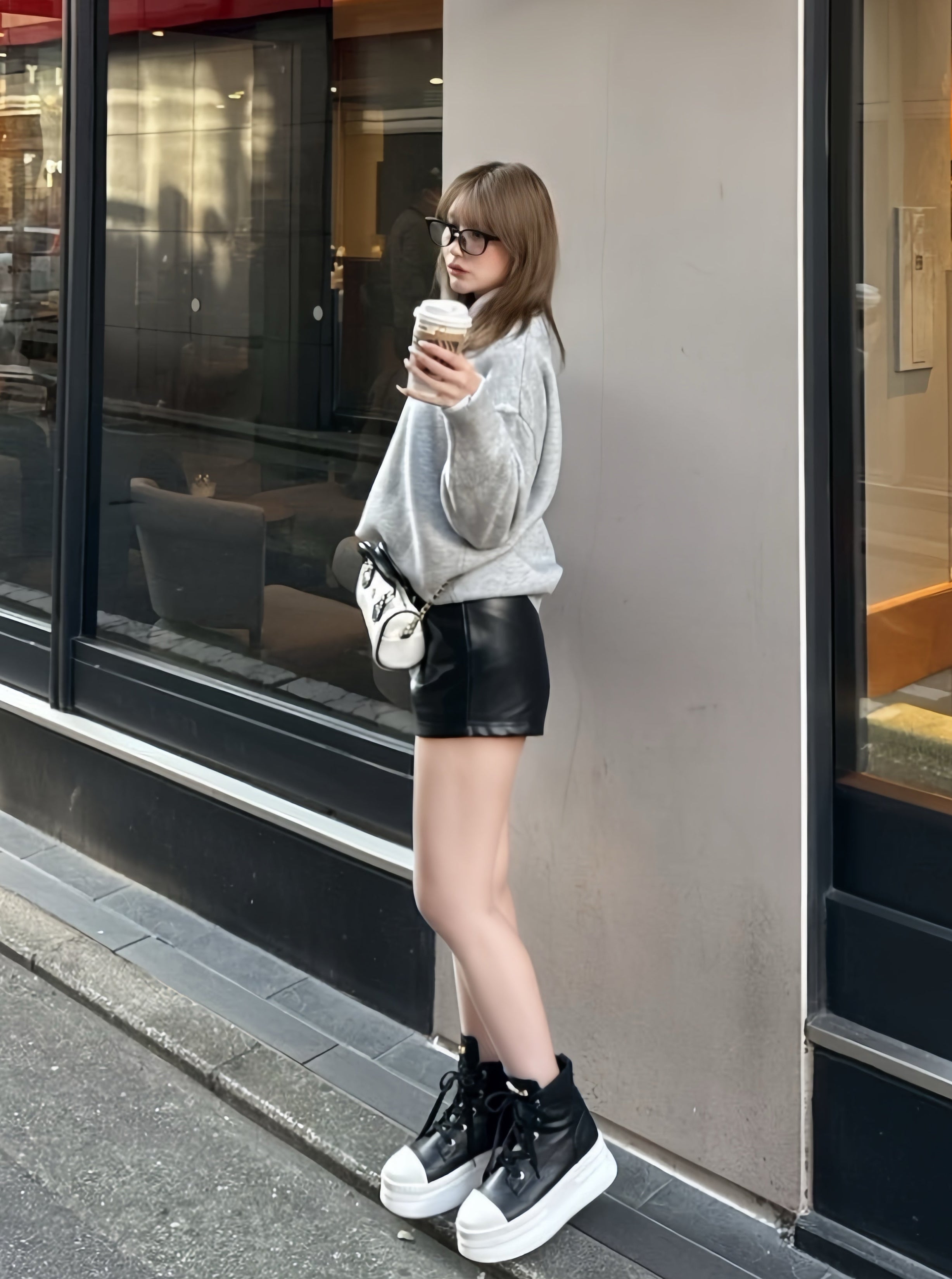 【予約】Fluffy loose knit tops(2月上旬〜中旬発送予定)