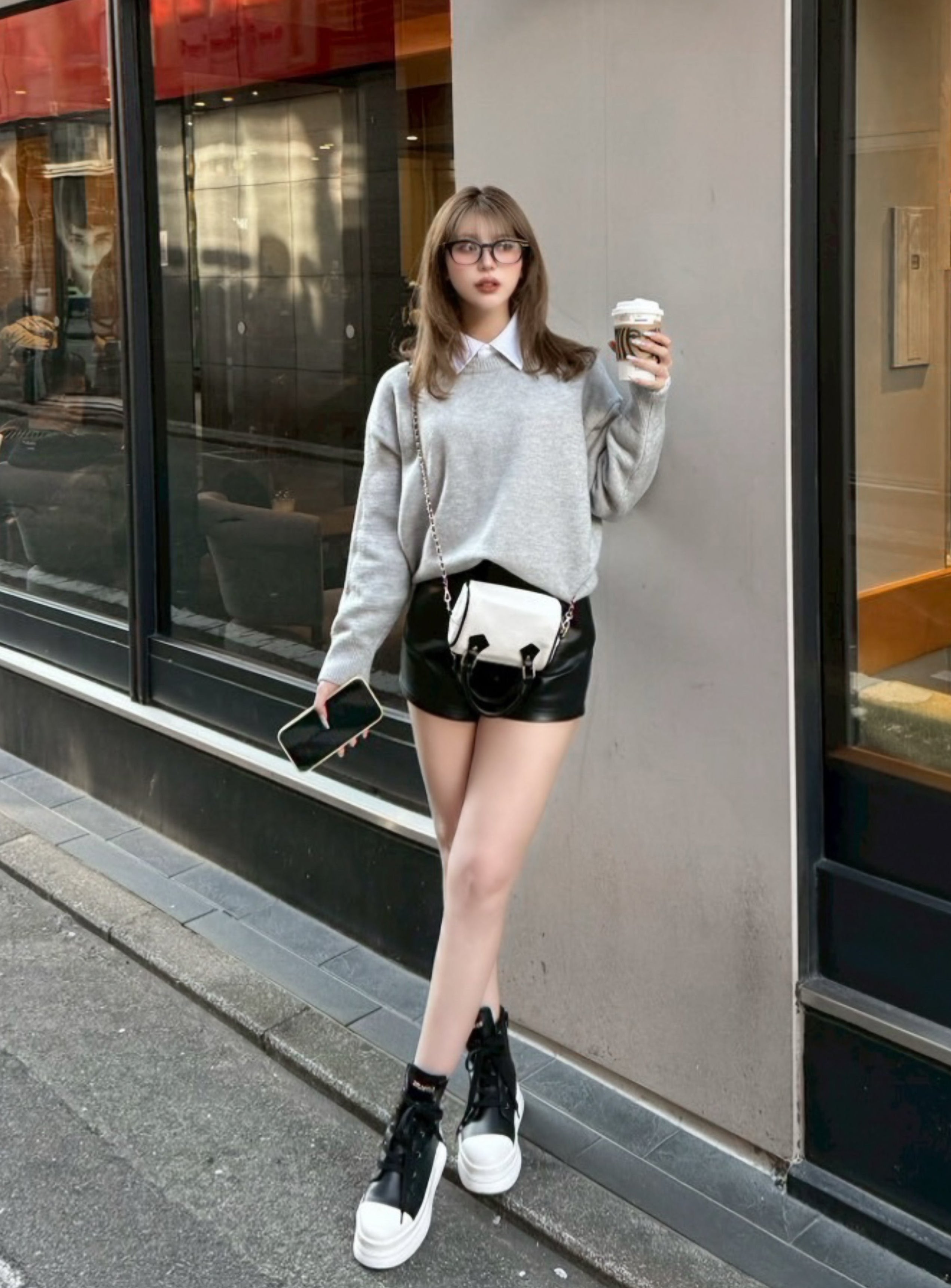 【予約】Fluffy loose knit tops(2月上旬〜中旬発送予定)