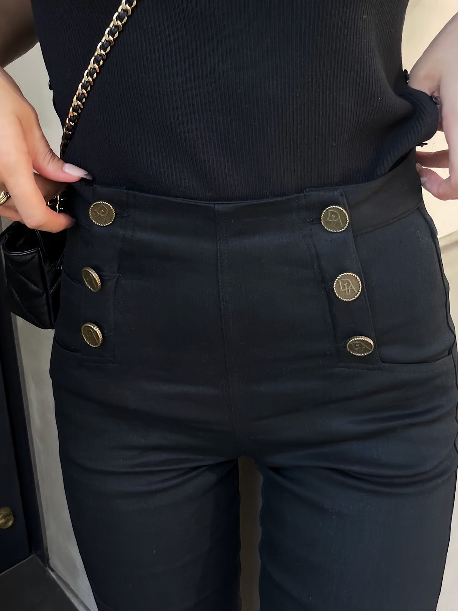 【予約】Double button skinny pants（9月下旬～10月上旬発送予定）