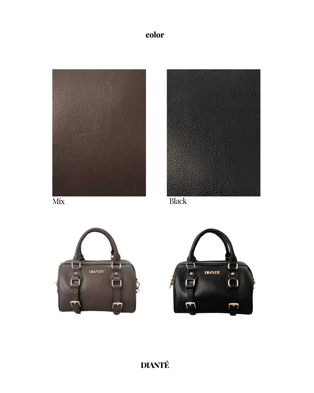 Chain belted boston bag | DIANTÉ (ディアンテ)公式通販サイト
