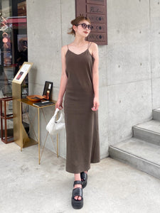 Cut maxi dress  with inner bra