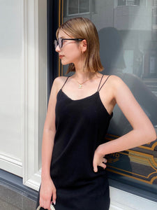 Cut maxi dress  with inner bra