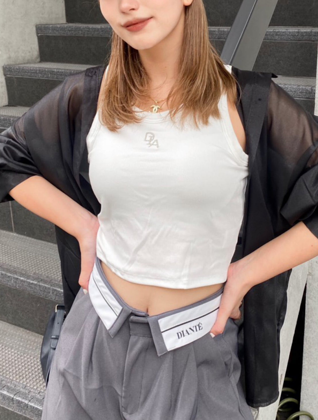 Glitter sheer over shirts