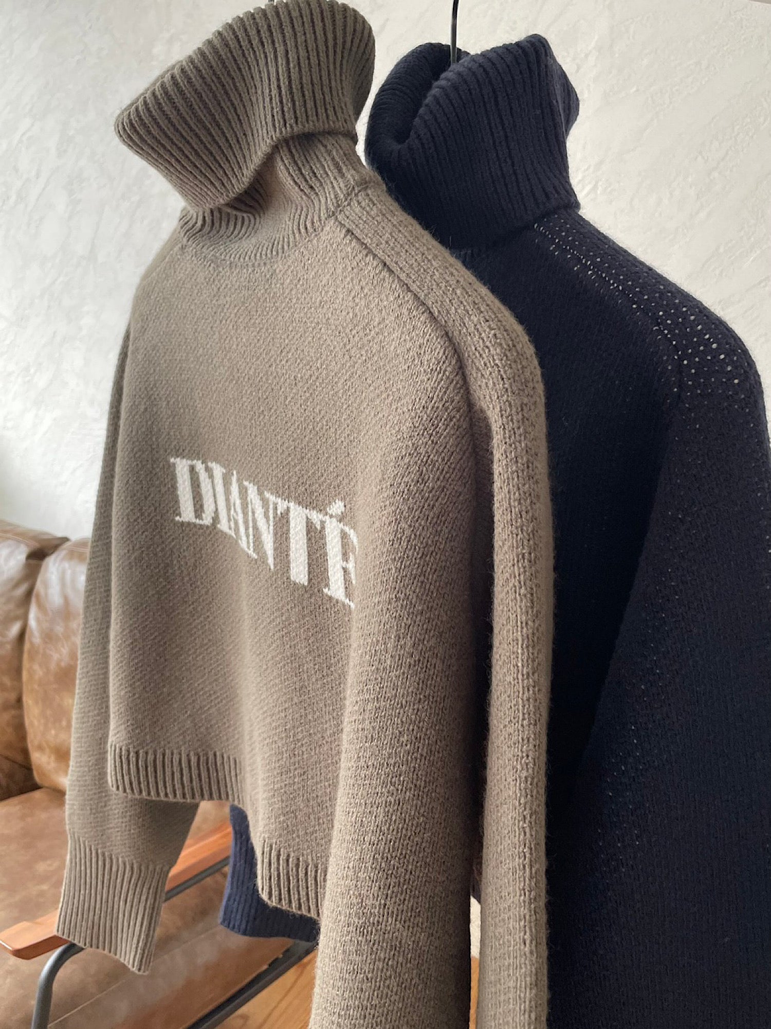 Original logo jacquard knit
