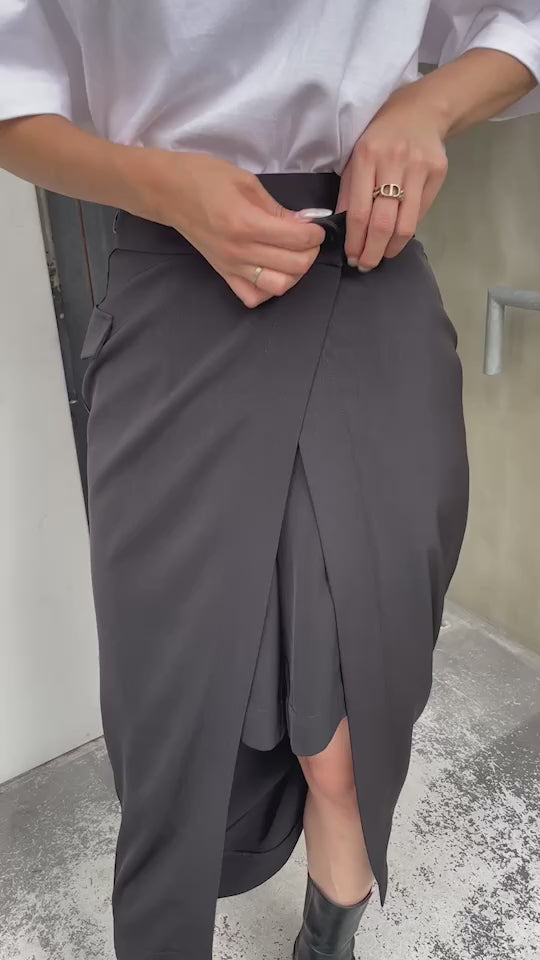 Design wrap skirt