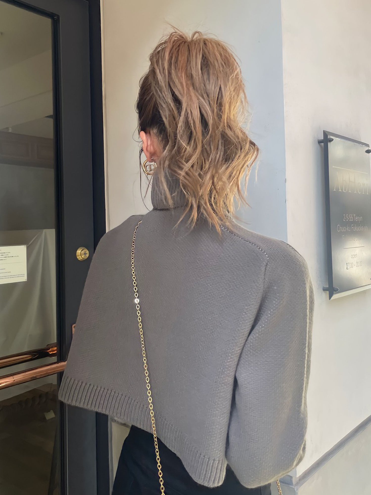Original logo jacquard knit