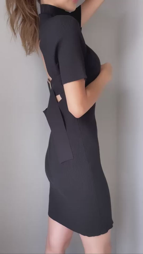 Back open knit dress | DIANTÉ (ディアンテ)公式通販サイト